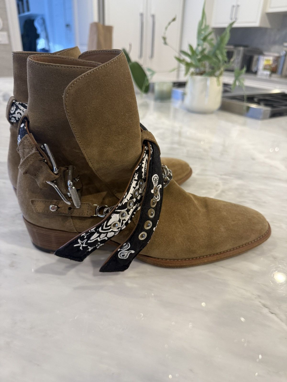 Amiri Amiri Bandana Boots Size US 11.5 / EU 44-45 - 6 Thumbnail