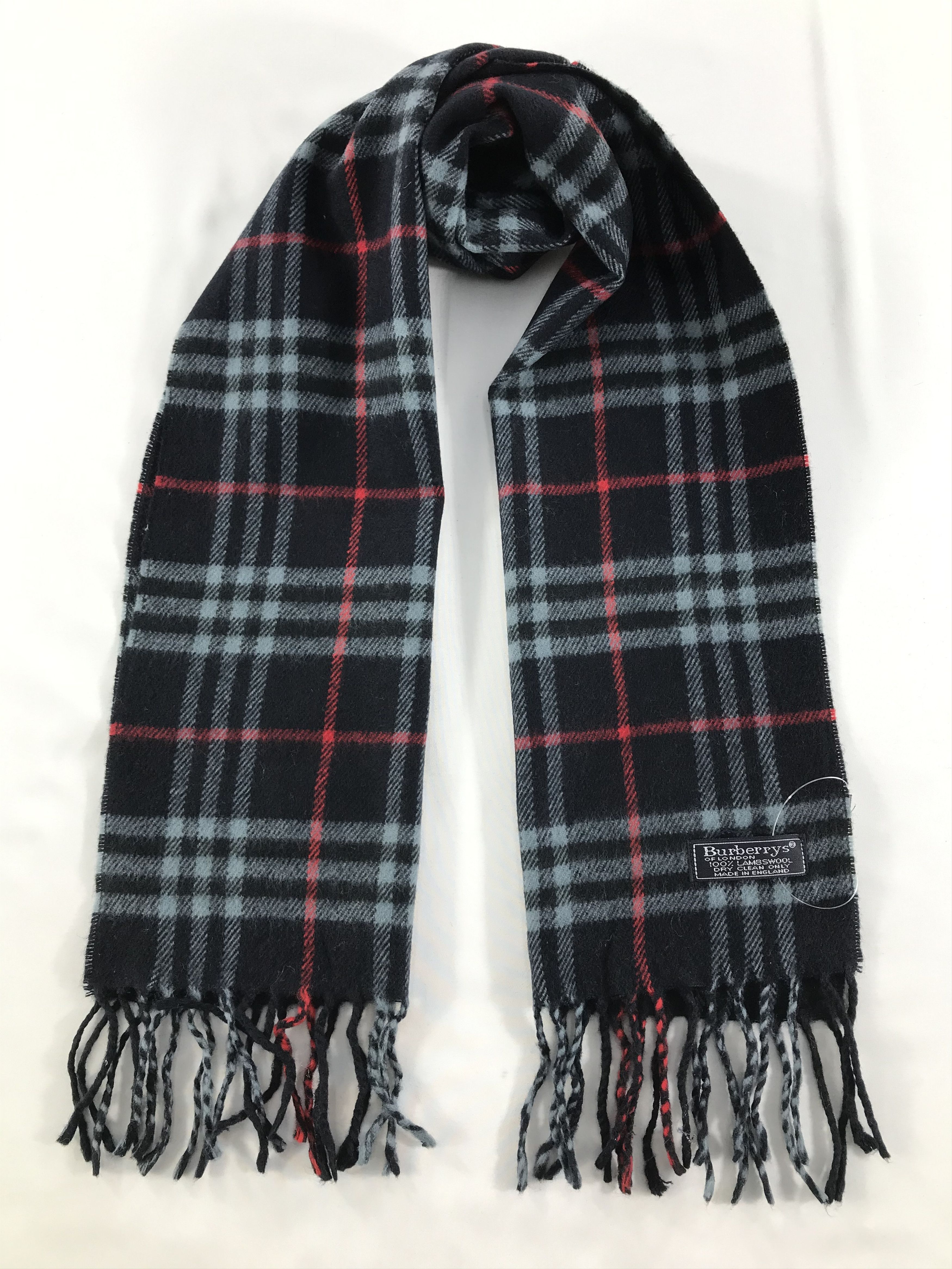 Burberry Vintage Burberry Scarf/Muffler/Neckwear MF1324 Size ONE SIZE - 1 Thumbnail