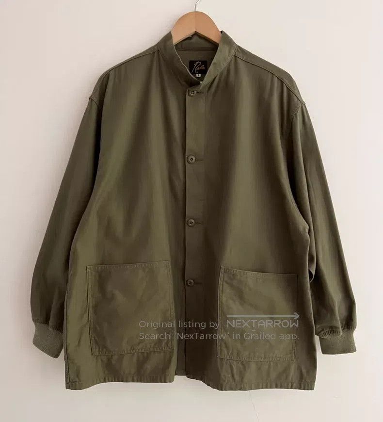 Needles Needles Water-washable military green collar jacket Size US S / EU 44-46 / 1 - 6 Thumbnail