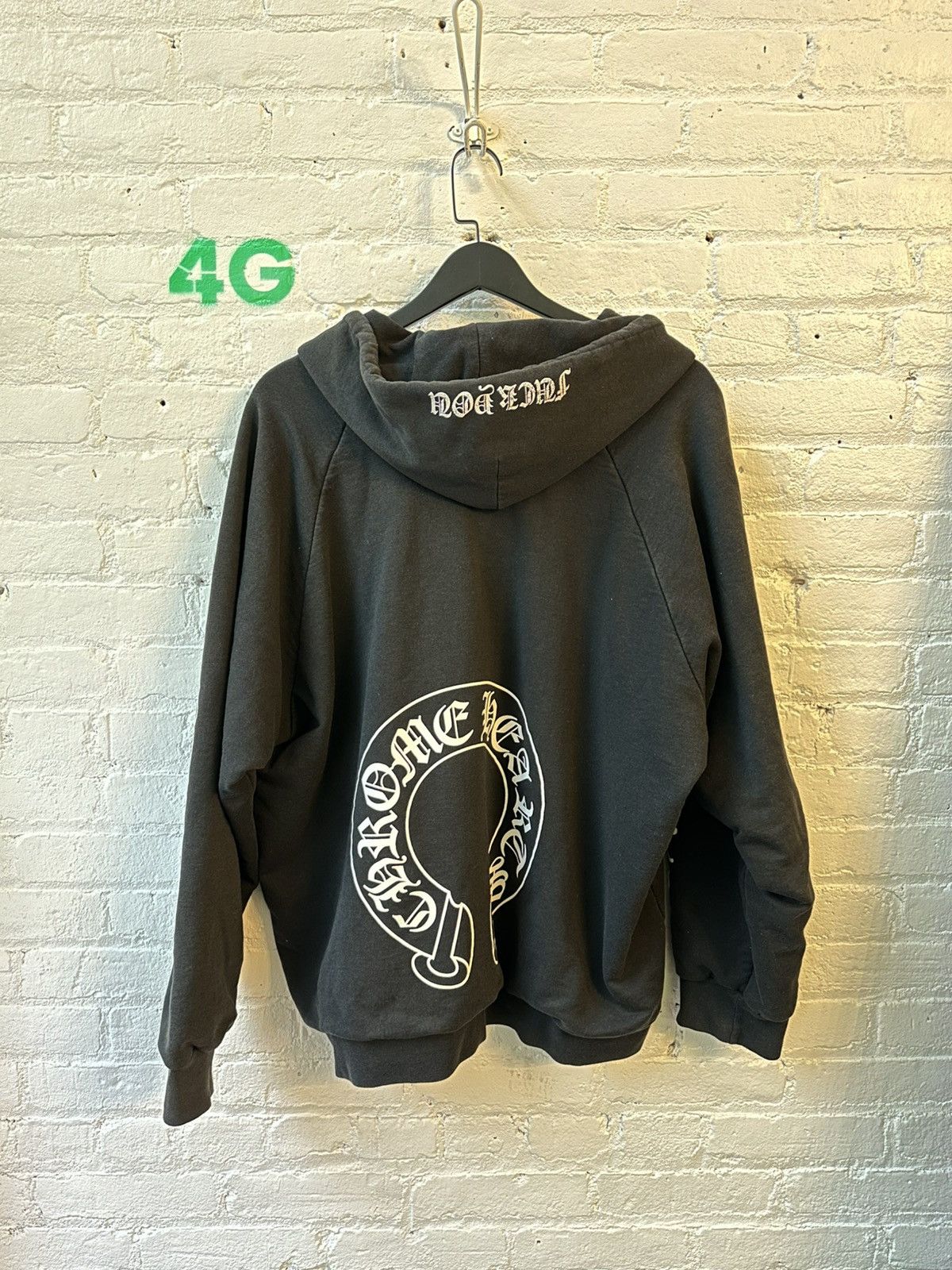 Chrome Hearts CHROME HEARTS VINTAGE THERMAL LINED HOODIE Size US XXL / EU 58 / 5 - 2 Thumbnail