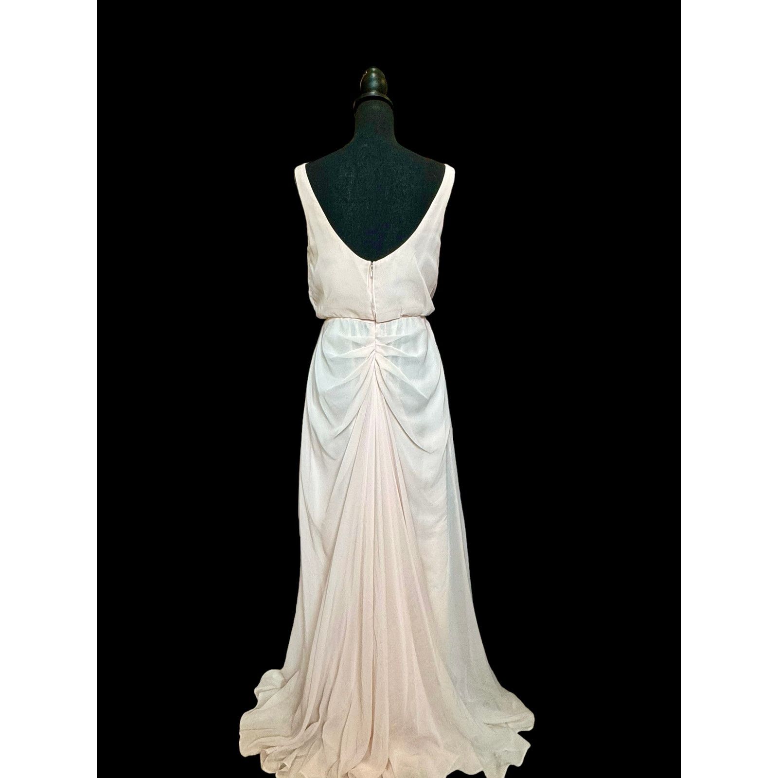 Adrianna Papell Blush Pink Bridesmaids dress Size 10 Wedding Way Size L / US 10 / IT 46 - 6 Thumbnail