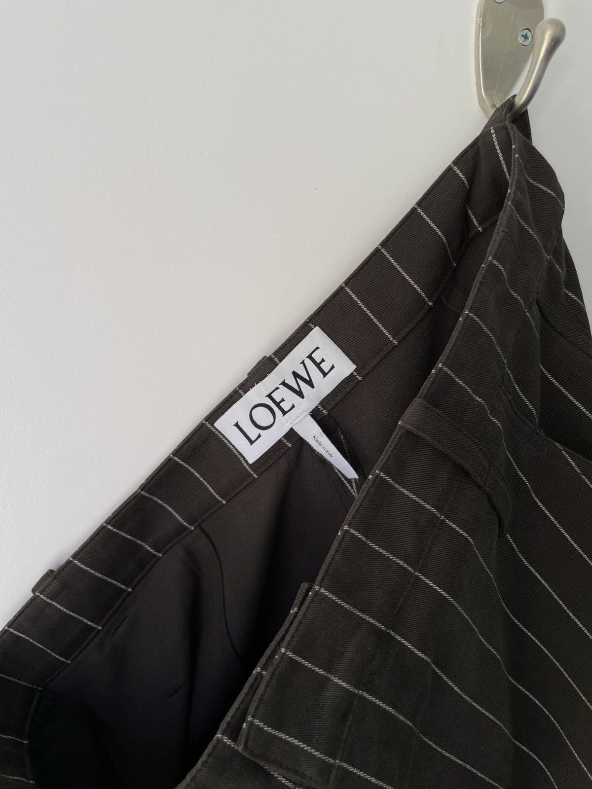 Loewe Loewe "Raiders" Embroidered Pinstripe Virgil Pant Size US 34 / EU 50 - 5 Thumbnail