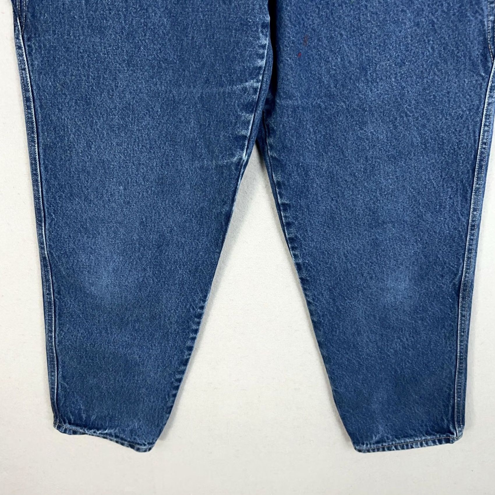 Vintage VINTAGE Calvin Klein Jeans Womens 12 Blue High Rise Tapered Denim 80s USA Made Jeans Women Blue 80s 90s Mens Womens Boys Girls Size 34" / US 12 / IT 48 - 3 Thumbnail