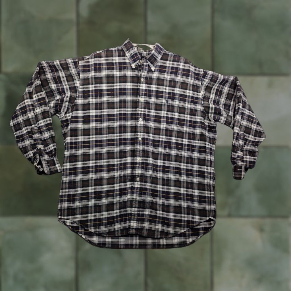 Ralph Lauren Ralph Lauren Shirt Mens Large Long Sleeve Plaid Button Up Size US L / EU 52-54 / 3 - 1 Thumbnail