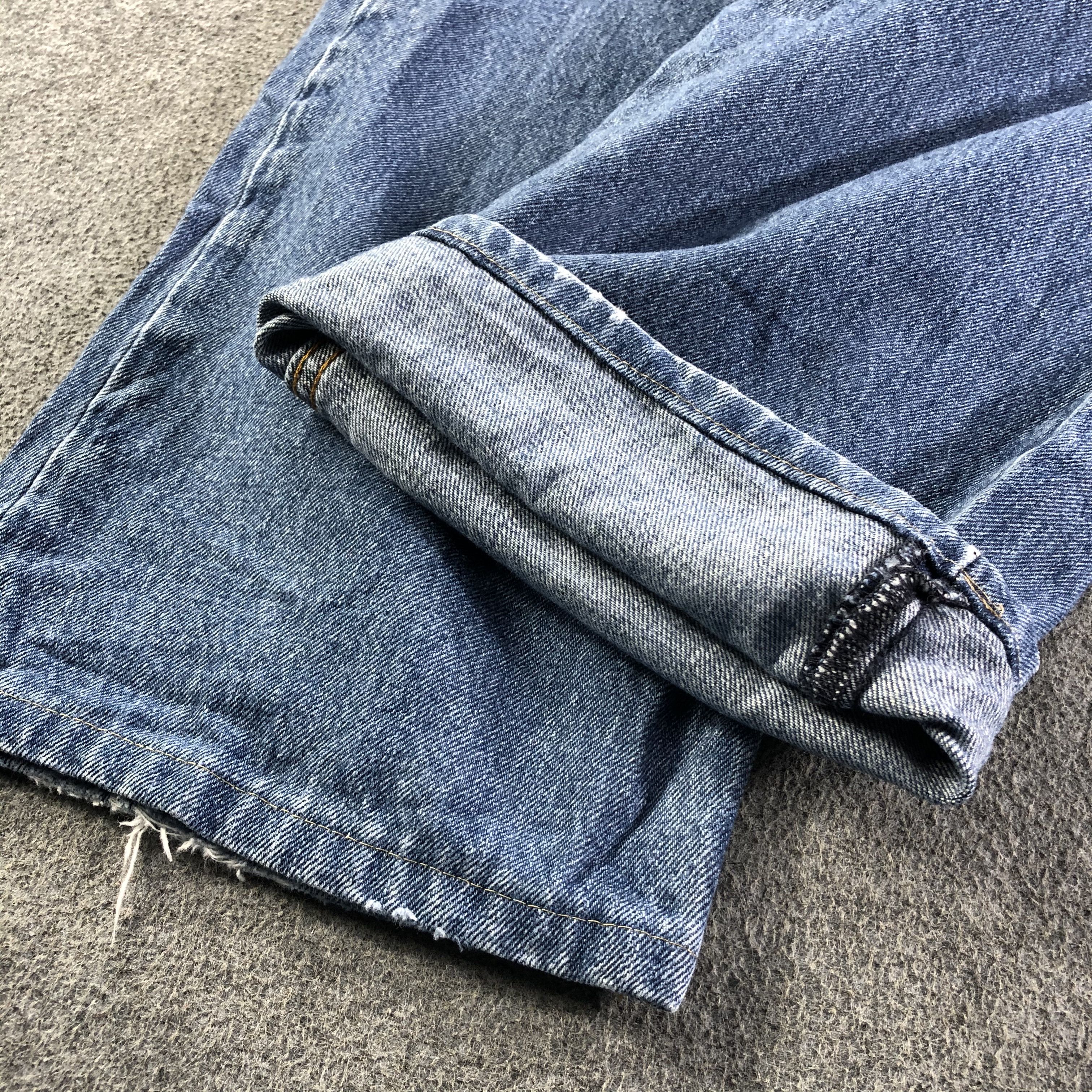 Levi's Vintage Blue Wash Levis 550 Jeans-J4126 Size US 41 - 7 Thumbnail