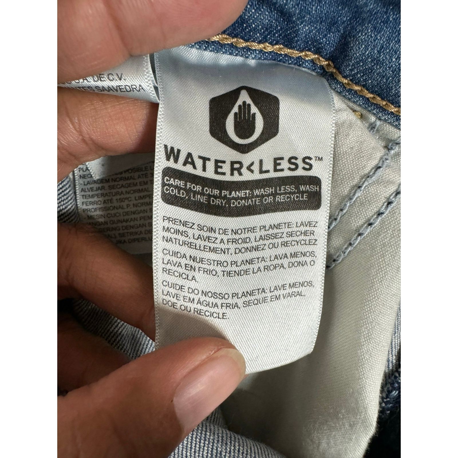 Unknown London Levi's 501 Mile High Cropped Wide Leg Jeans Women’s Size 30 Size 30" / US 8 / IT 44 - 5 Thumbnail