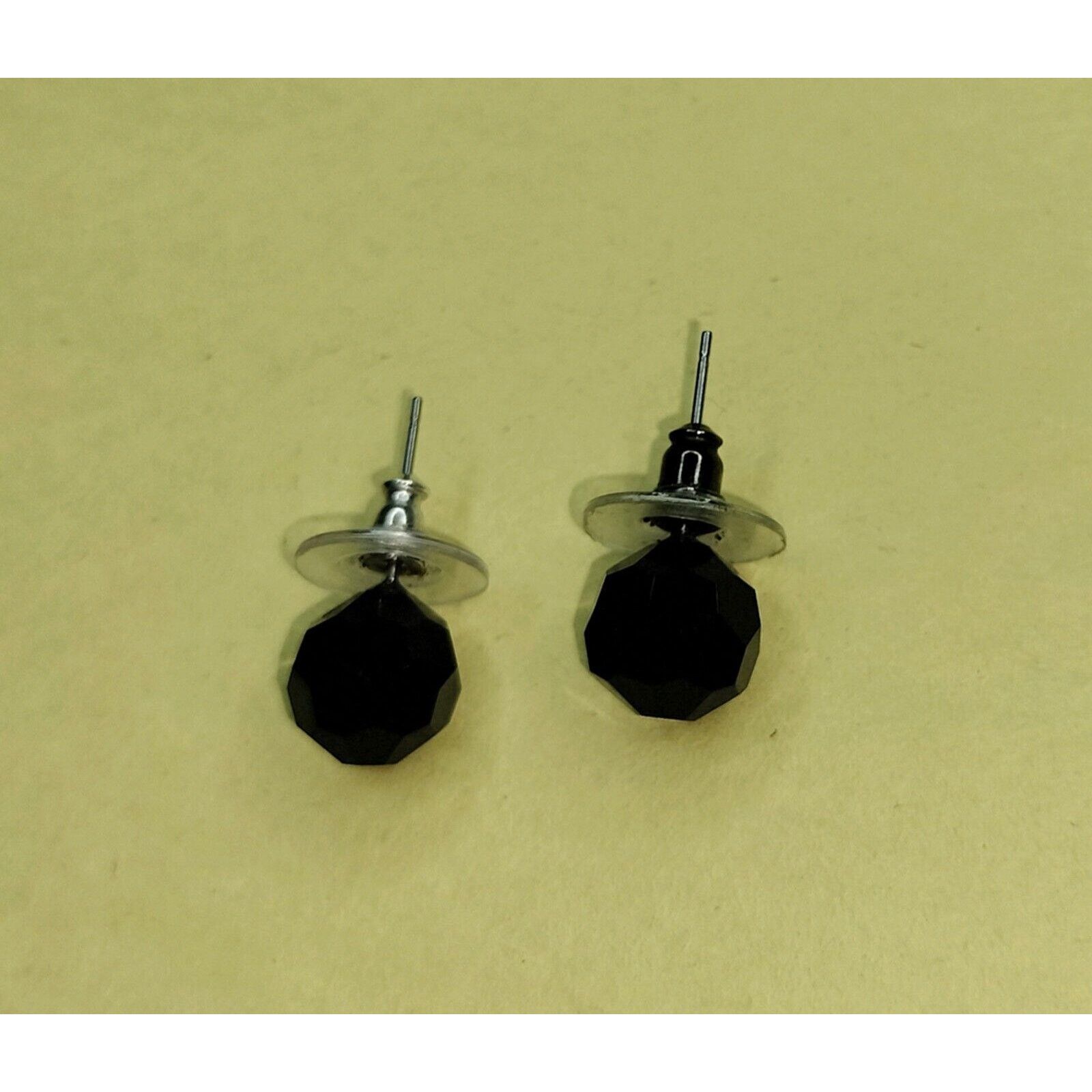 Other Black Glass Ball Earrings Jewelry Sphere Stud Whimsygoth Size ONE SIZE - 11 Thumbnail
