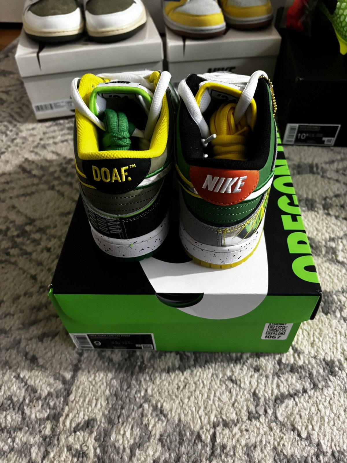 Nike Dunk Low ‘What the Duck- University Of Oregon Away P.E Size US 9 / EU 42 - 5 Thumbnail