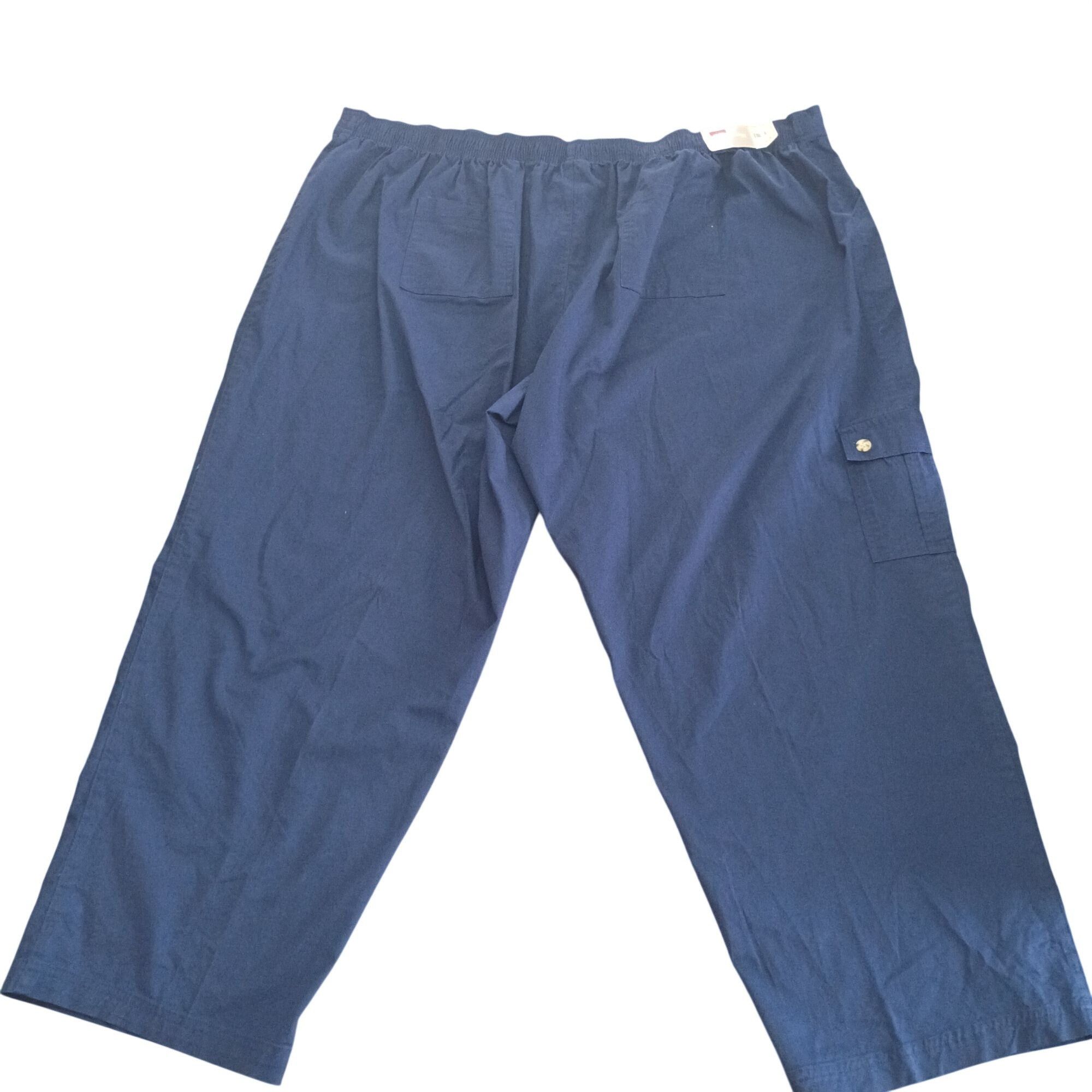 Other White Stag Womens Plus Size 4X Cargo Pants Stretch Elastic W Size 26" / US 2 / IT 38 - 2 Thumbnail