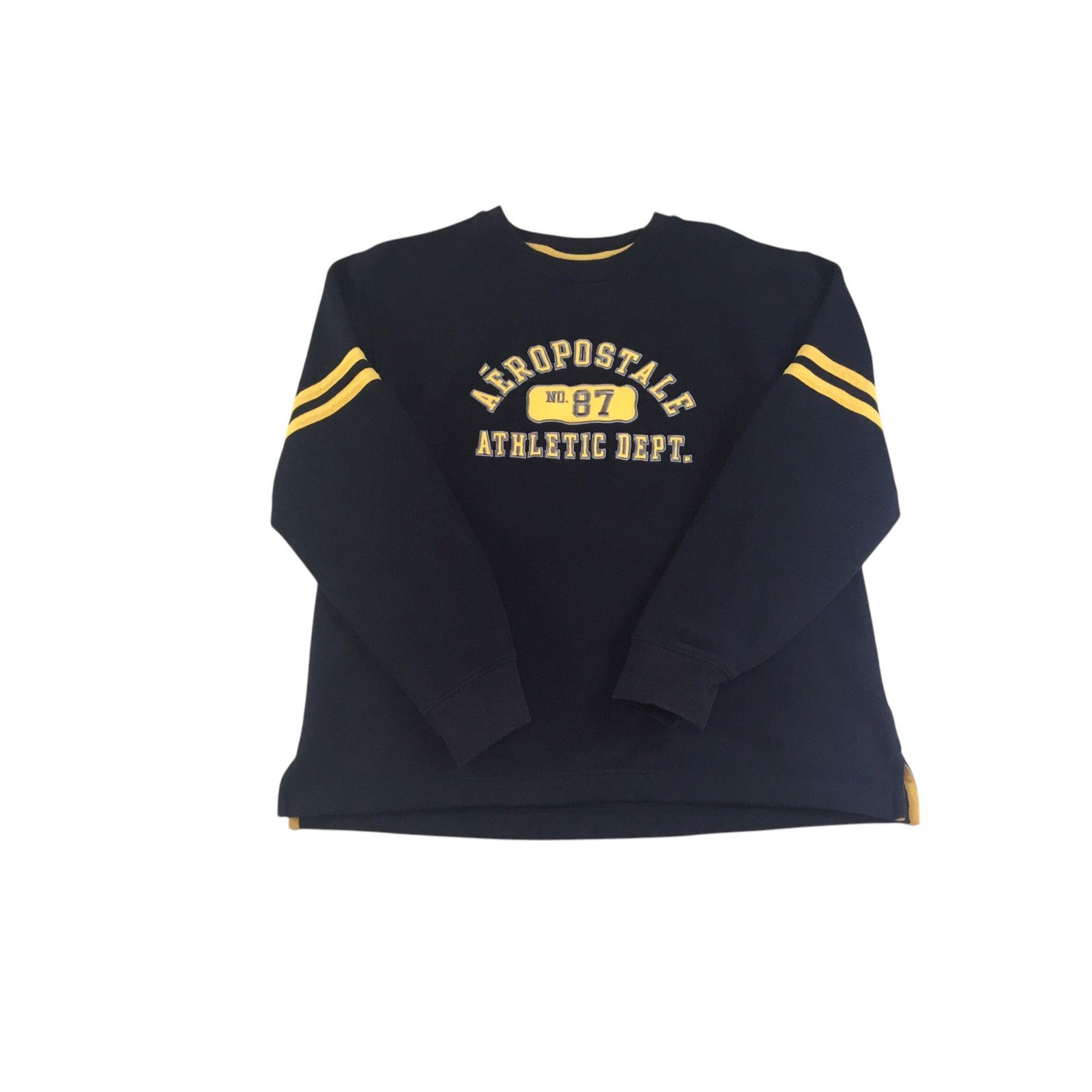 Aeropostale Aeropostale Sweatshirt Vintage Navy Blue Gold No. 87 Medium Size US M / EU 48-50 / 2 - 1 Thumbnail