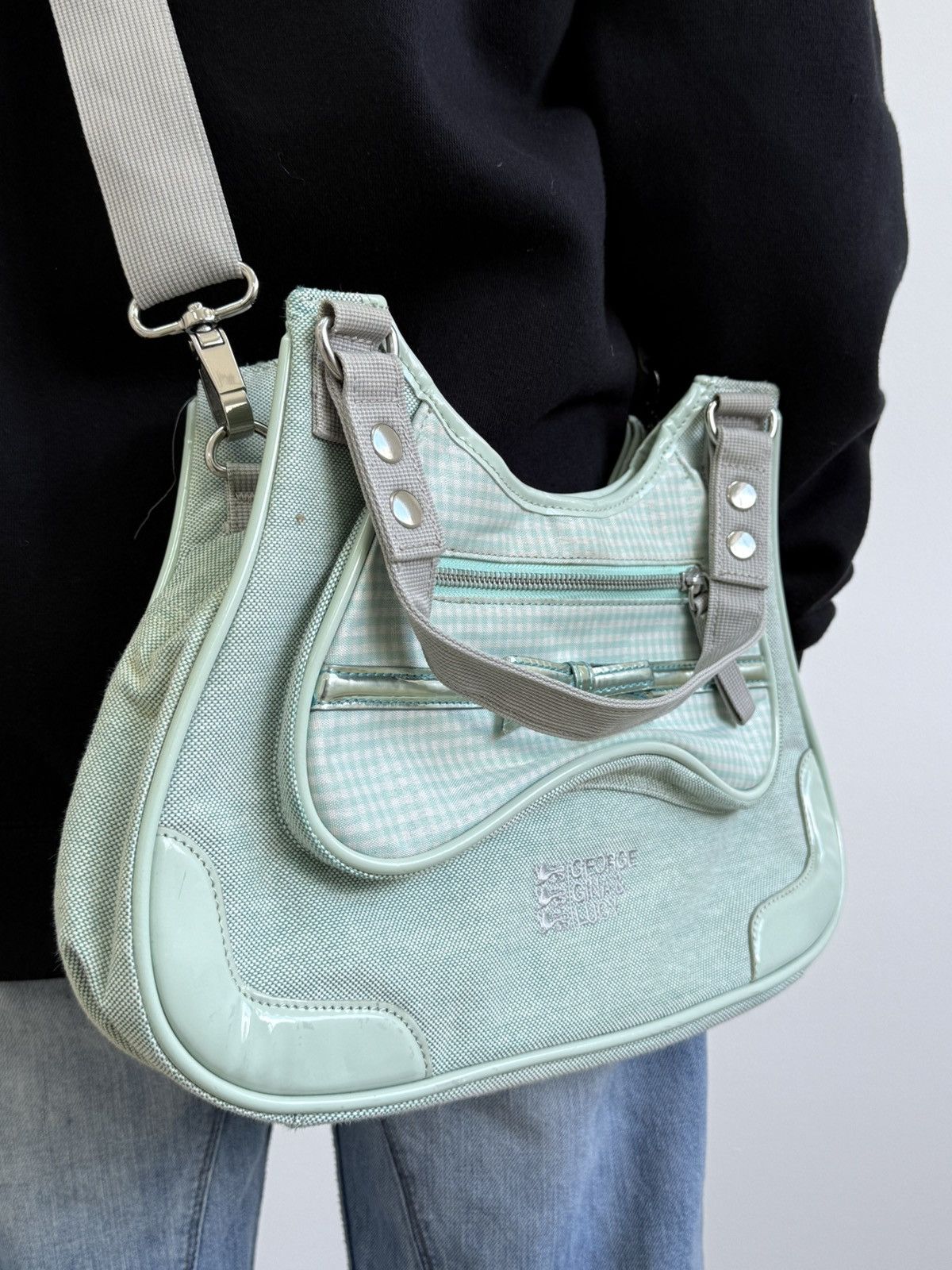 バッグ GG&L 2way Shoulder Bag Y2K Archive Green GG&L 2way Shoulder Bag Y2K Archive Green GG&L George, Gina