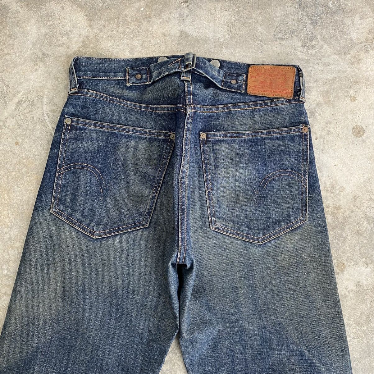 Levi's Vintage Levis 501XX Big E LVC Buckle Back Selvedge Jeans Size US 30 / EU 46 - 9 Thumbnail