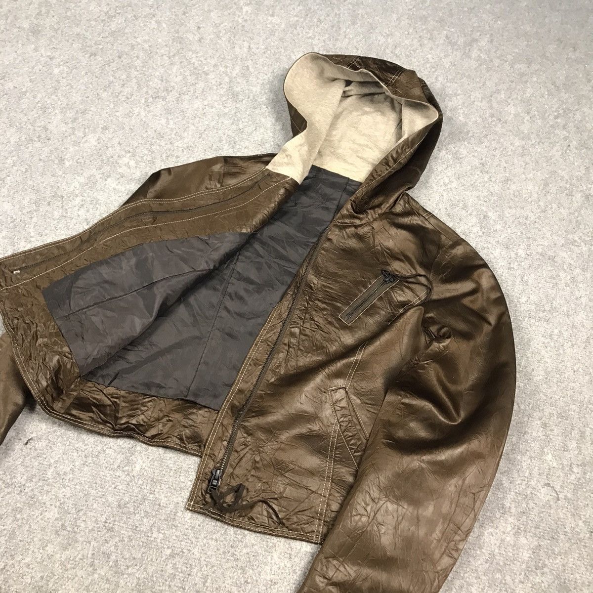 Japanese Brand DESVISIO CROPPED JACKET MADE IN JAPAN Size M / US 6-8 / IT 42-44 - 10 Thumbnail