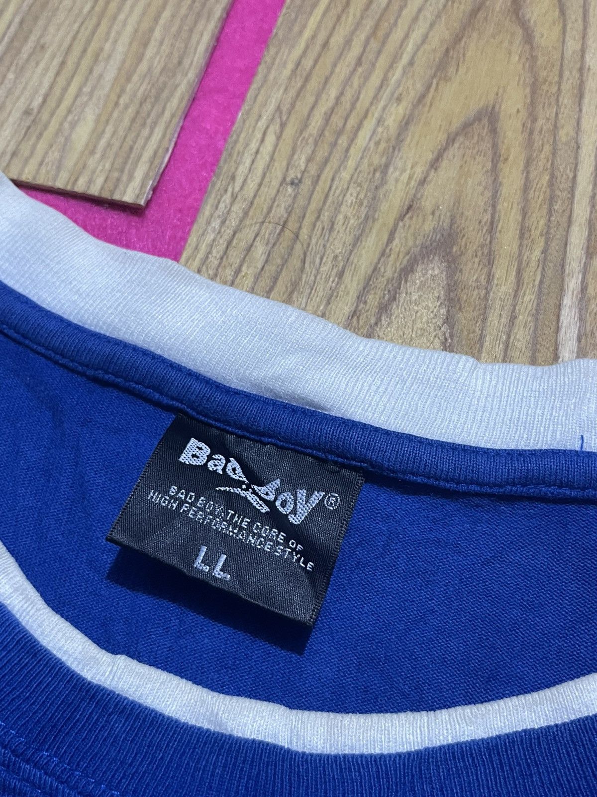 If Six Was Nine VINTAGE Y2K BAD BOY short sleeve tshirt Size US L / EU 52-54 / 3 - 5 Thumbnail