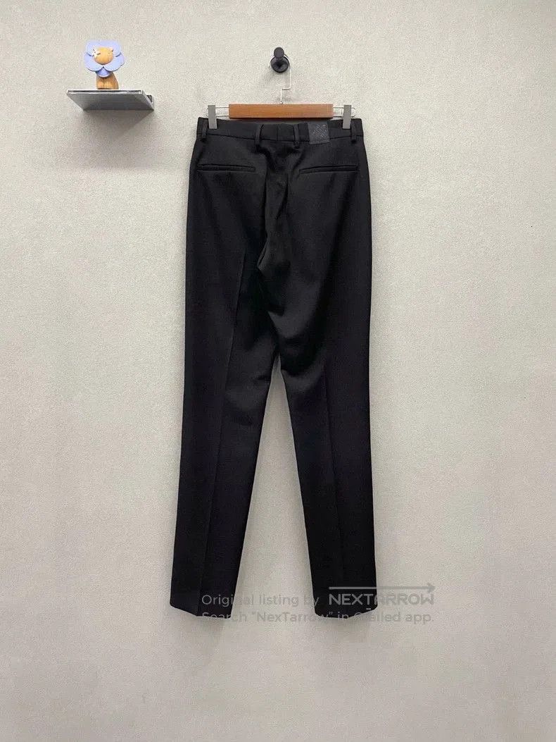 Louis Vuitton LV Black Wool Straight Suit Pants. Size US 30 / EU 46 - 2 Thumbnail