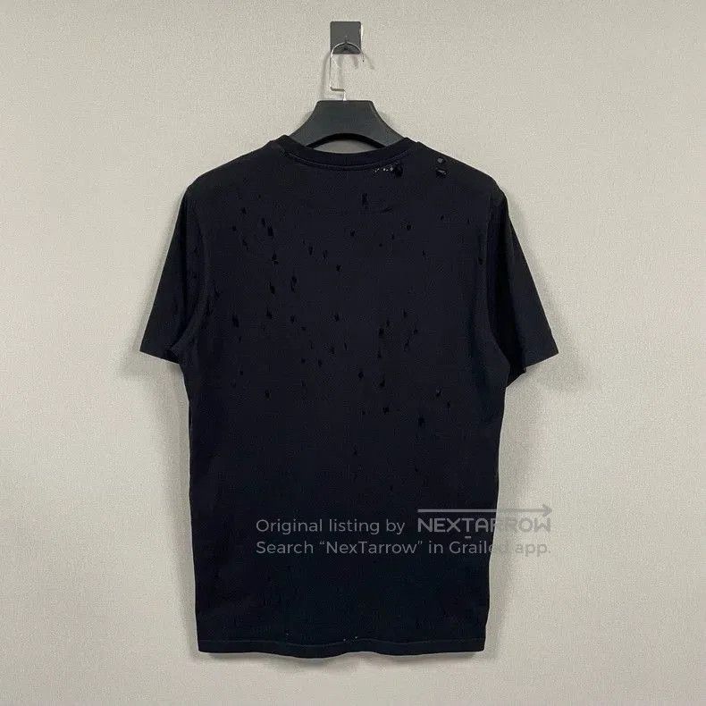 Givenchy Givenchy Paris Distressed Short Sleeve Tee . Size US S / EU 44-46 / 1 - 2 Thumbnail
