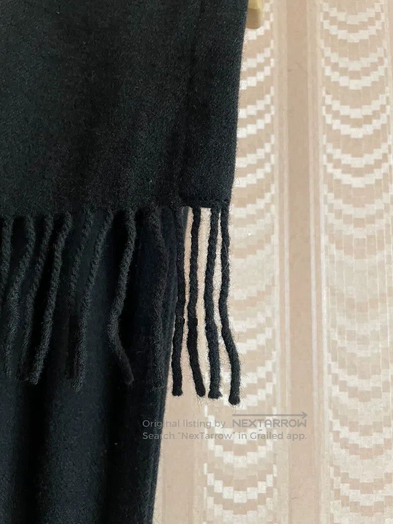 Comme des Garcons Comme Des Garcons Black wool dress with fringe, hollow-out Size S / US 4 / IT 40 - 4 Thumbnail