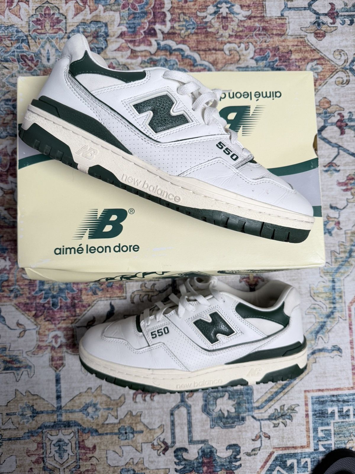 Aime Leon Dore × New Balance New Balance 550 ALD Size US 11 / EU 44 - 1 Thumbnail