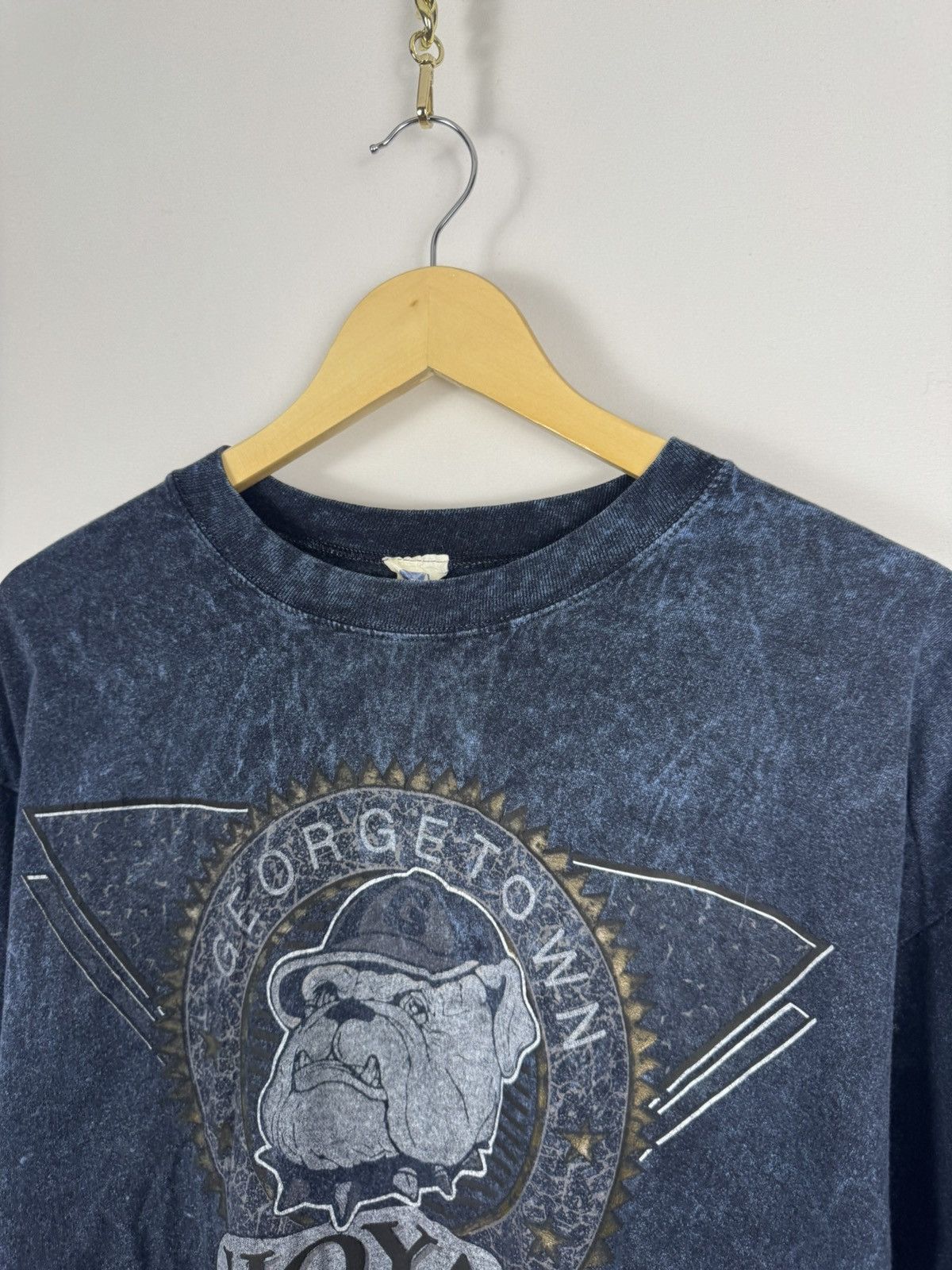 Starter Vintage 90s Starter Georgetown Hoyas Tee Size US XL / EU 56 / 4 - 6 Thumbnail