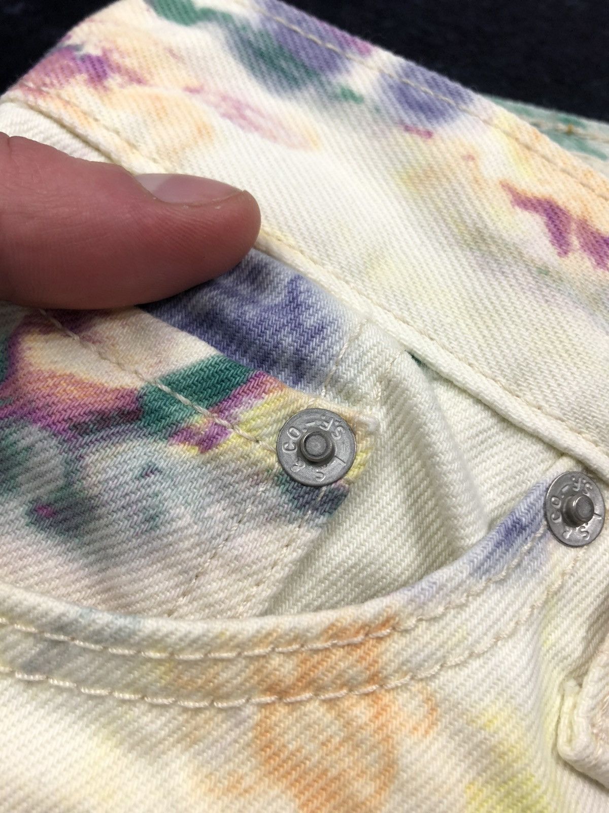Levi's LEVIS Hype Multicolour Rare Shorts Streetwear Crazy Y2k Size 28" / US 6 / IT 42 - 8 Thumbnail