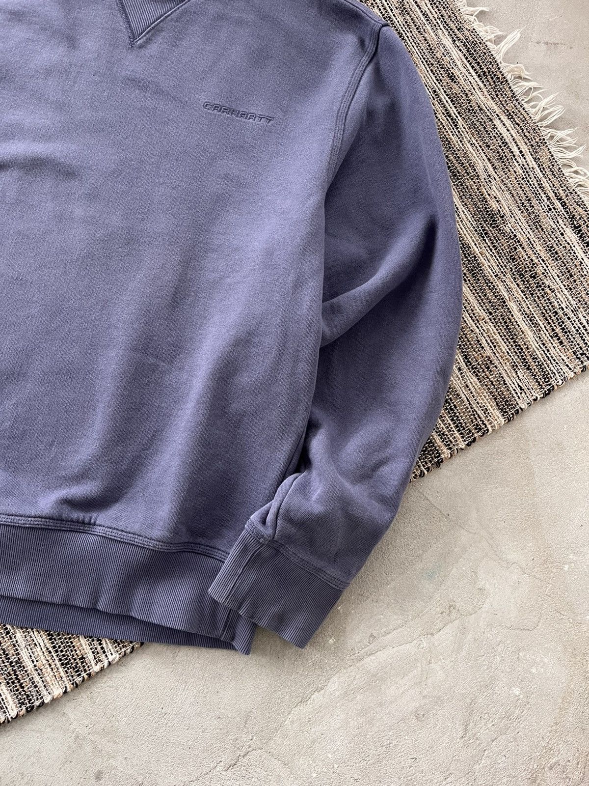 Carhartt Wip Vintage Carhartt Faded Blank Purple Workwear Sweatshirt Y2K Size US L / EU 52-54 / 3 - 7 Thumbnail