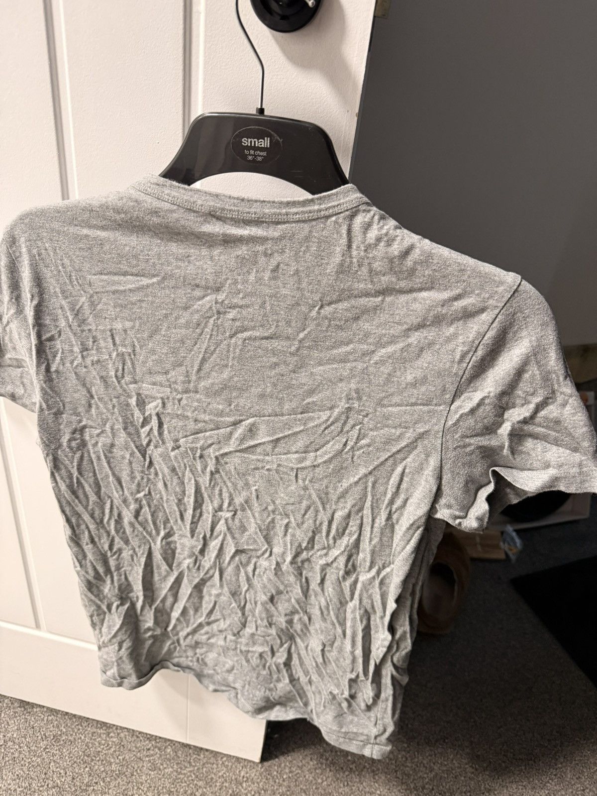 Moncler Moncler Double Logo Grey Tshirt Size US M / EU 48-50 / 2 - 3 Thumbnail