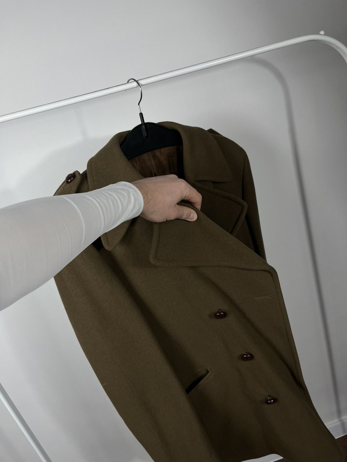 Other Vintage Wool Double Breasted Military Style Coat Size 44 Size US XL / EU 56 / 4 - 5 Thumbnail