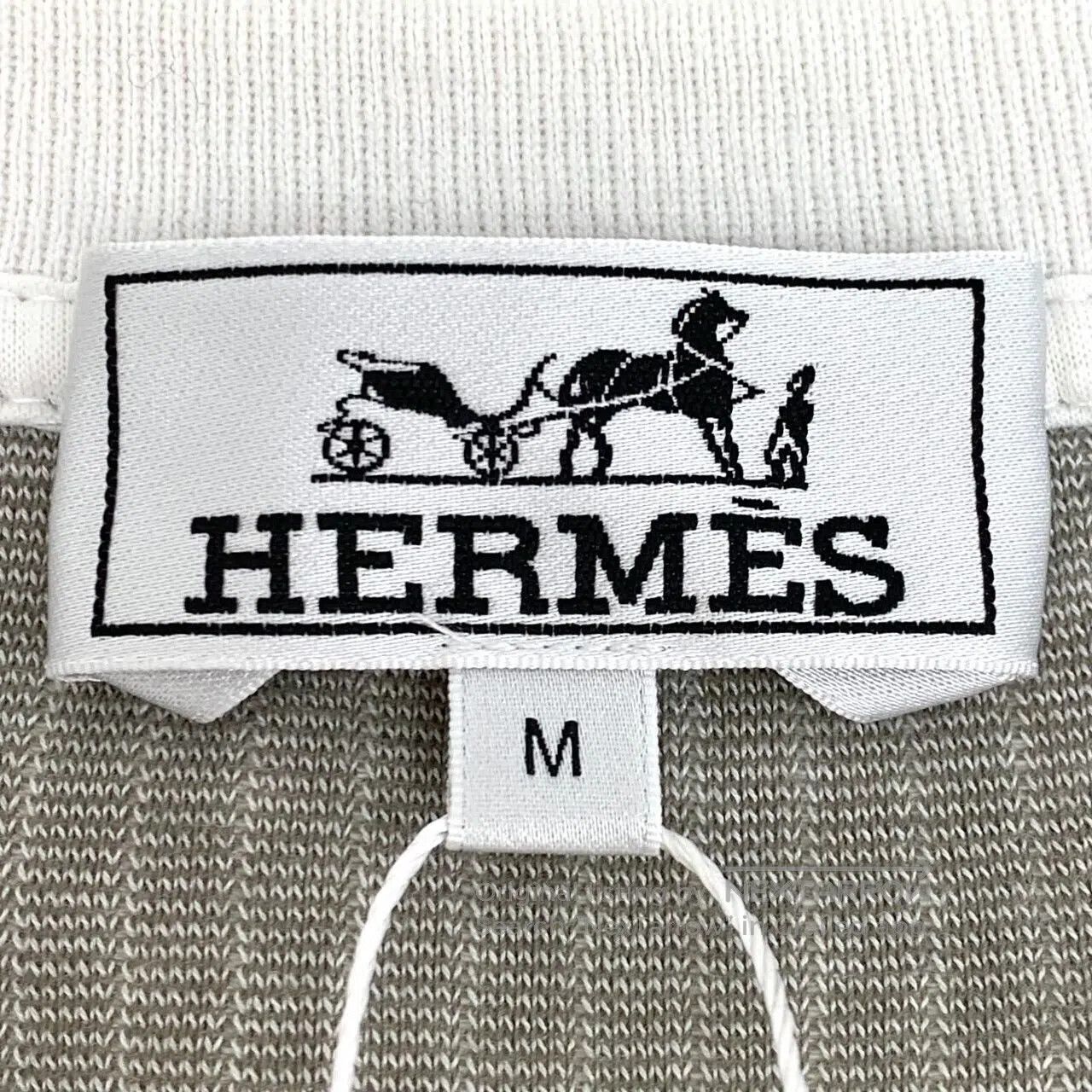 Hermes Hermes White horse totem jacquard cotton round neck long s Size US M / EU 48-50 / 2 - 6 Thumbnail