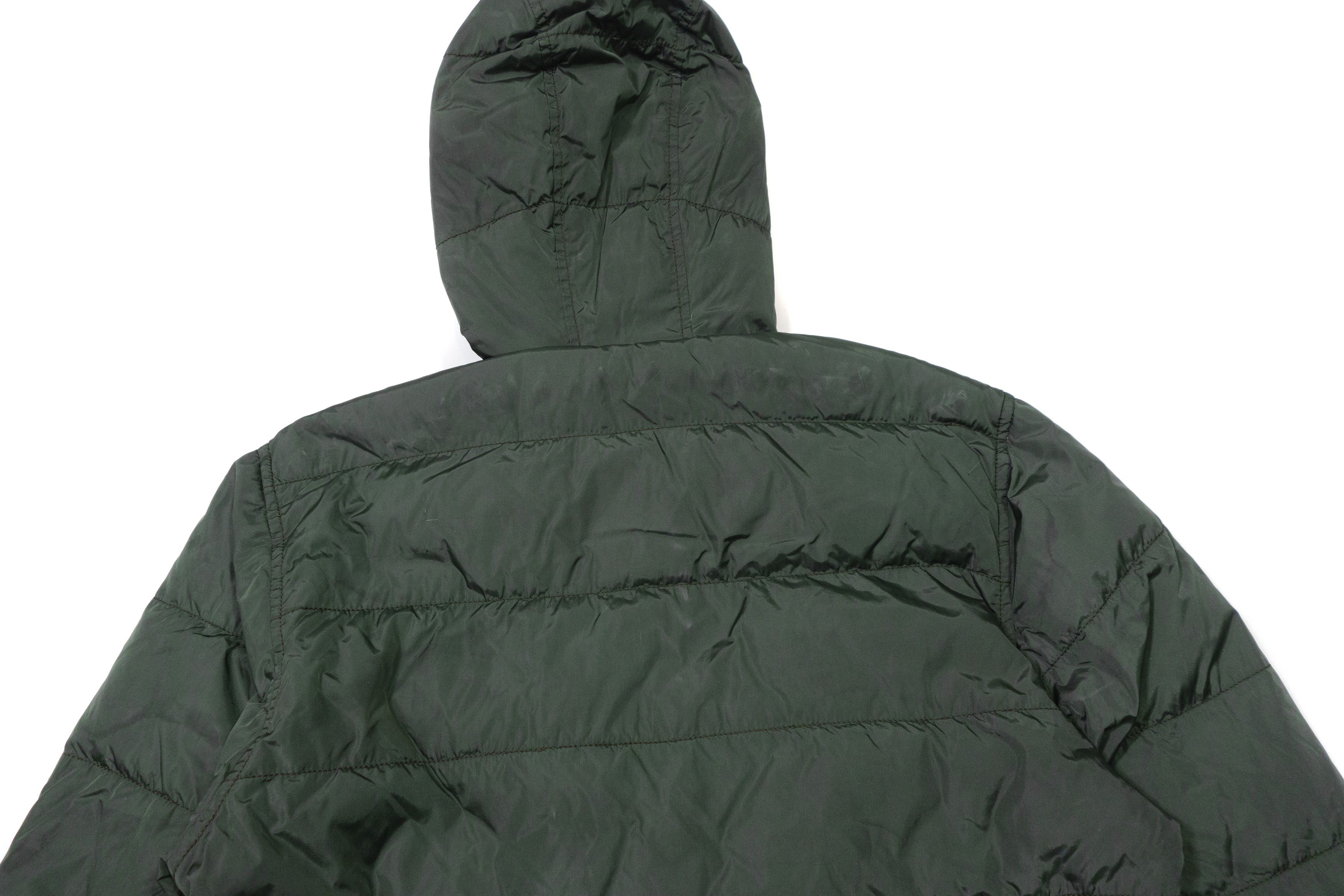 Prada 00s Quilted Nylon Down Beaver Fur Trim Parka Jacket Archive Size L / US 10 / IT 46 - 4 Thumbnail