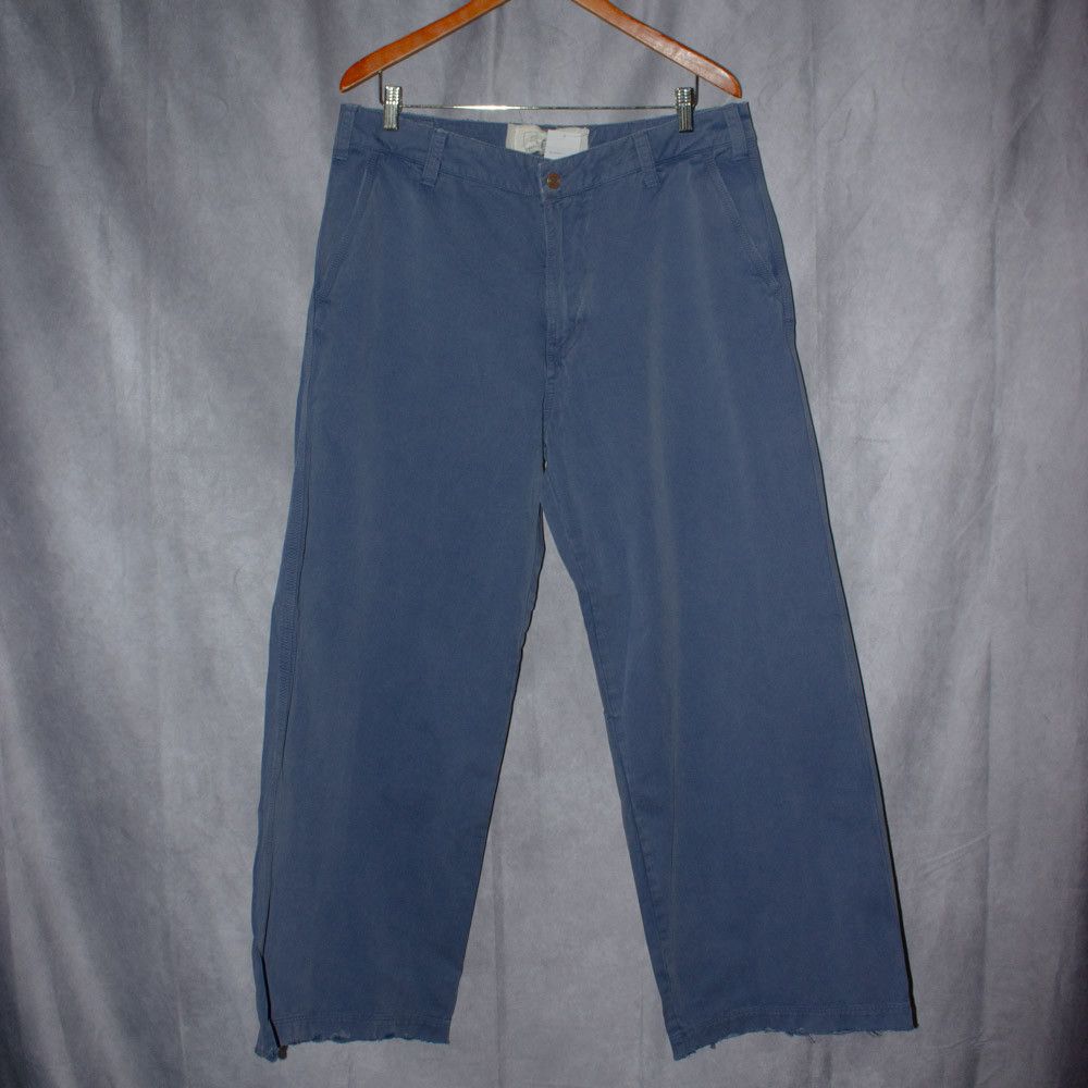 ERL ERL Blue Cotton Twill Chino Pants Size US 36 / EU 52 - 1 Thumbnail