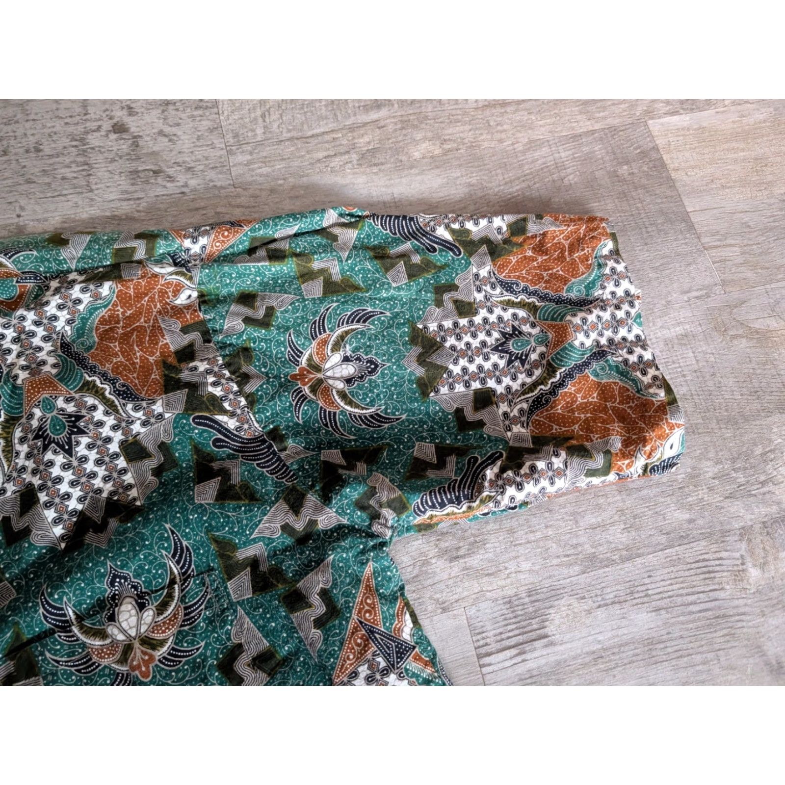 Vintage Singapore Collection Mens Short Sleeve Button Up Shirt All Over Print AOP XL EUC Size US XL / EU 56 / 4 - 6 Thumbnail