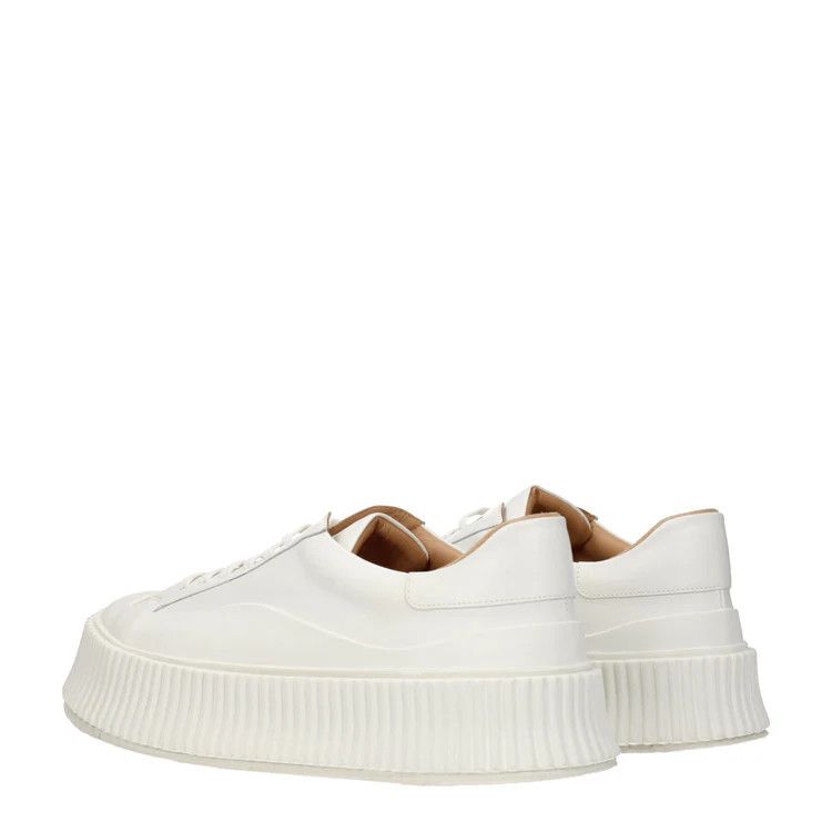 ob1o1e1124 Leather Sneakers in White