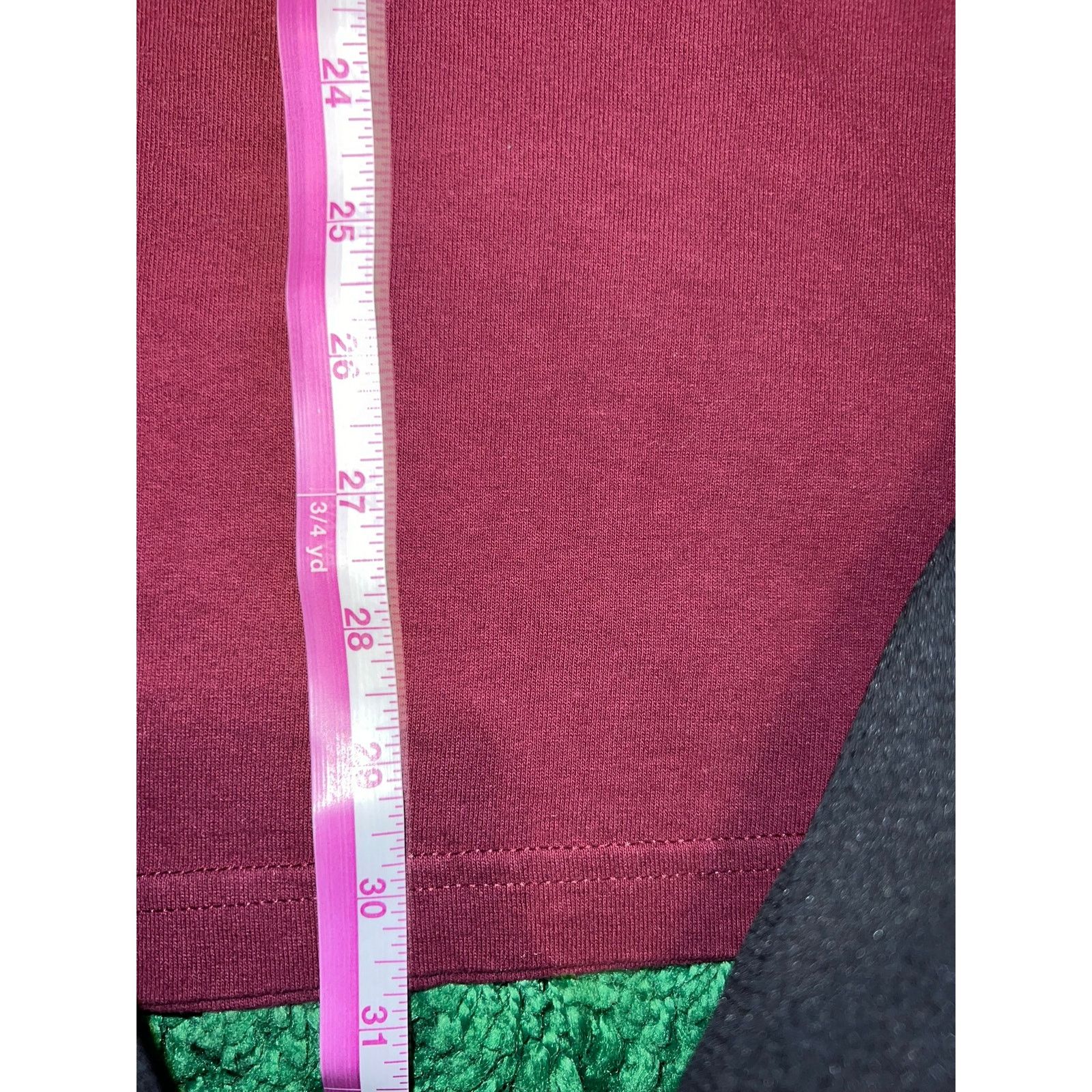 Vintage Vintage Maroon Blank Shirt Short Sleeve Blank Tee VTG XL Size US XL / EU 56 / 4 - 8 Thumbnail