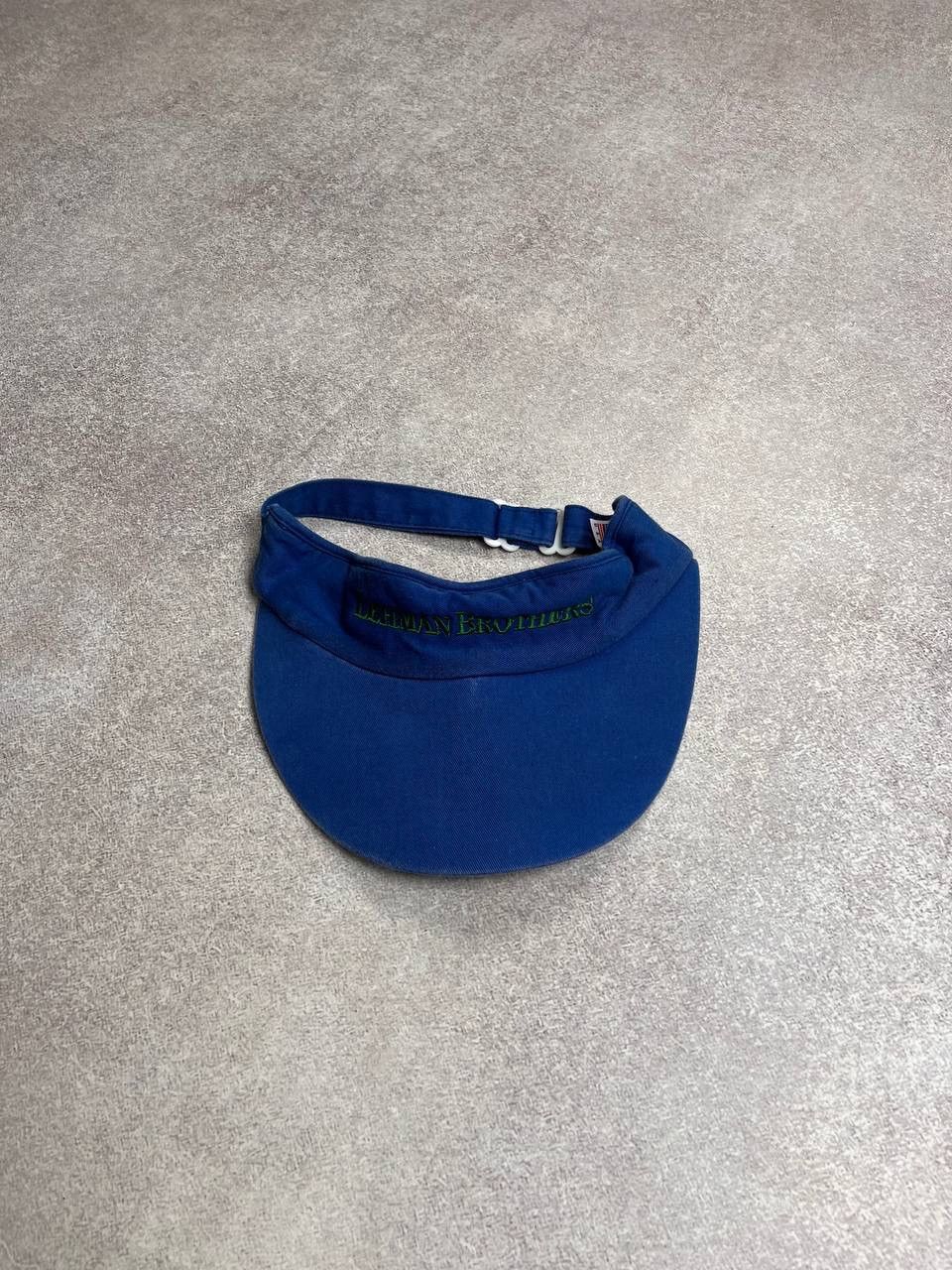 Other Vintage Lehman Brothers Golf Embroidery Visor Cap Hat USA 🇺🇸 Size ONE SIZE - 3 Thumbnail