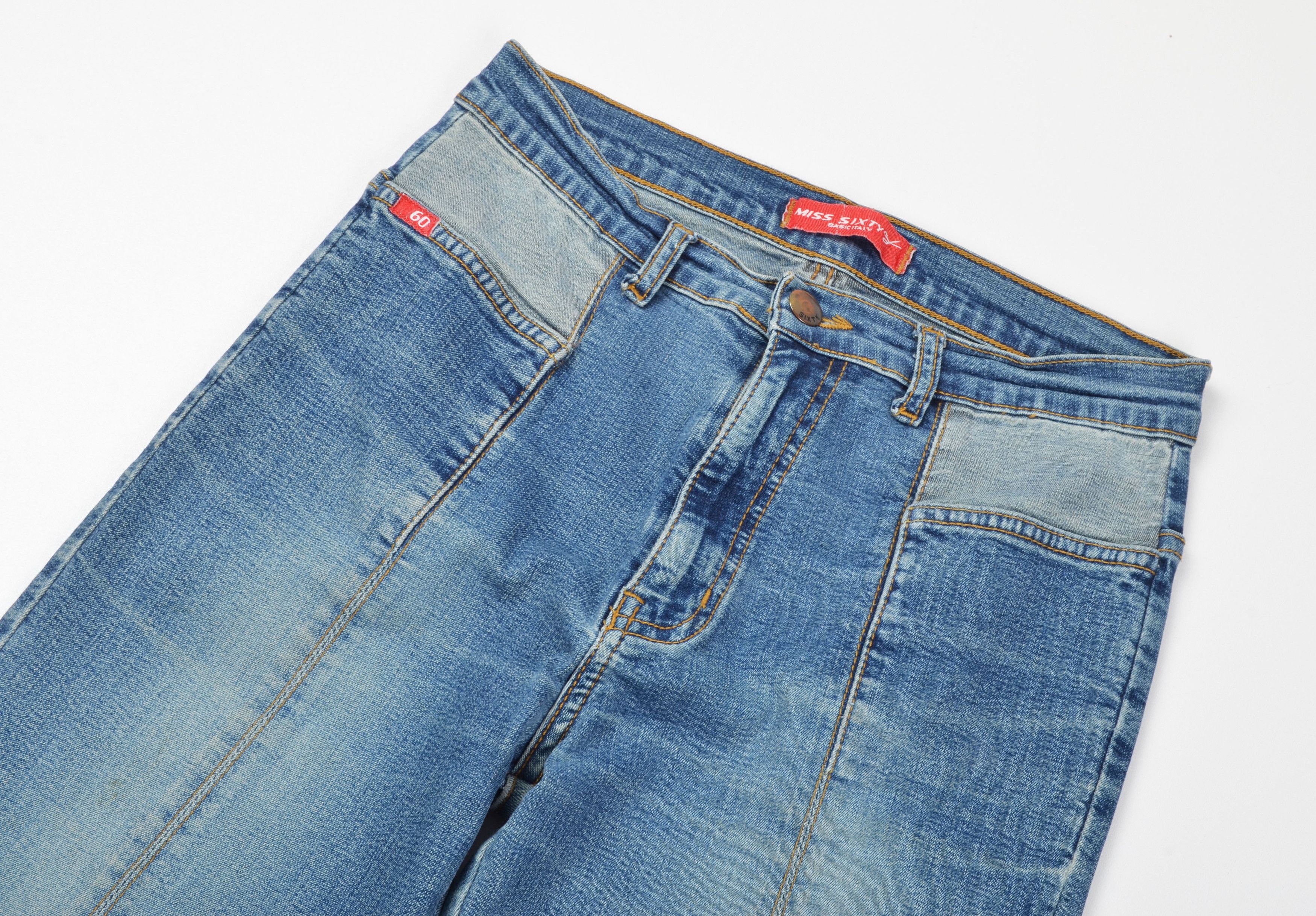 Miss Sixty Vintage Miss Sixty Y2K Bootcut Denim Jeans Size 26" / US 2 / IT 38 - 3 Thumbnail