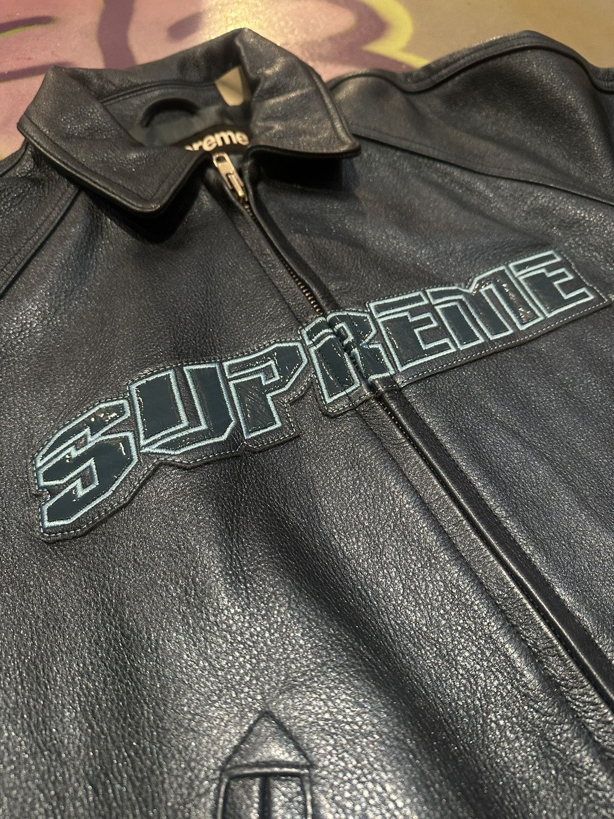 Marvel Comics × Supreme Supreme Marvel Silver Surfer Leather