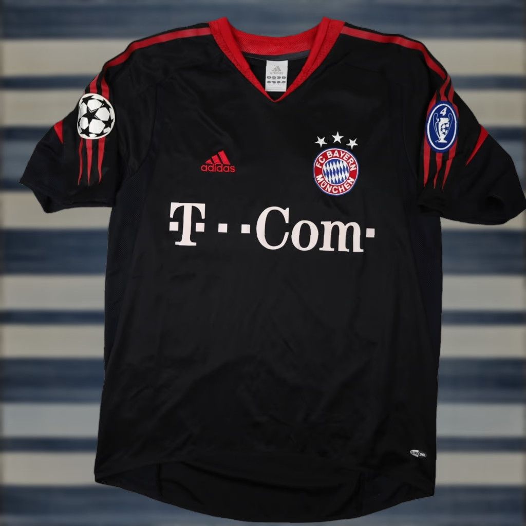 Adidas VINTAGE Adidas Mens Small FC Bayern Munchen Soccer Jersey Black Size US S / EU 44-46 / 1 - 1 Thumbnail