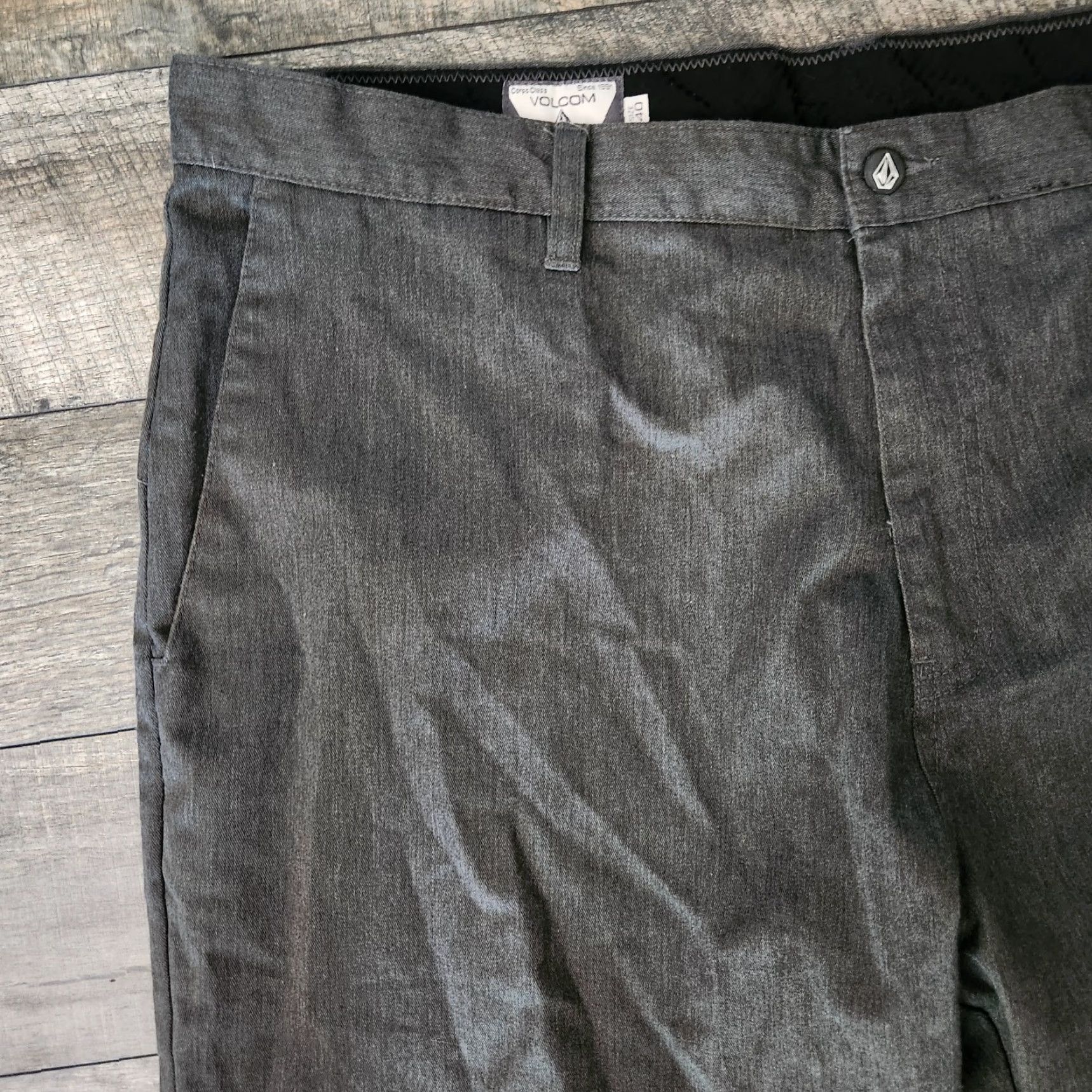 Volcom Volcom Pants 40x32 Gray Vmonty Straight Stretch Casual Mens Skate Street Size US 40 / EU 56 - 6 Thumbnail