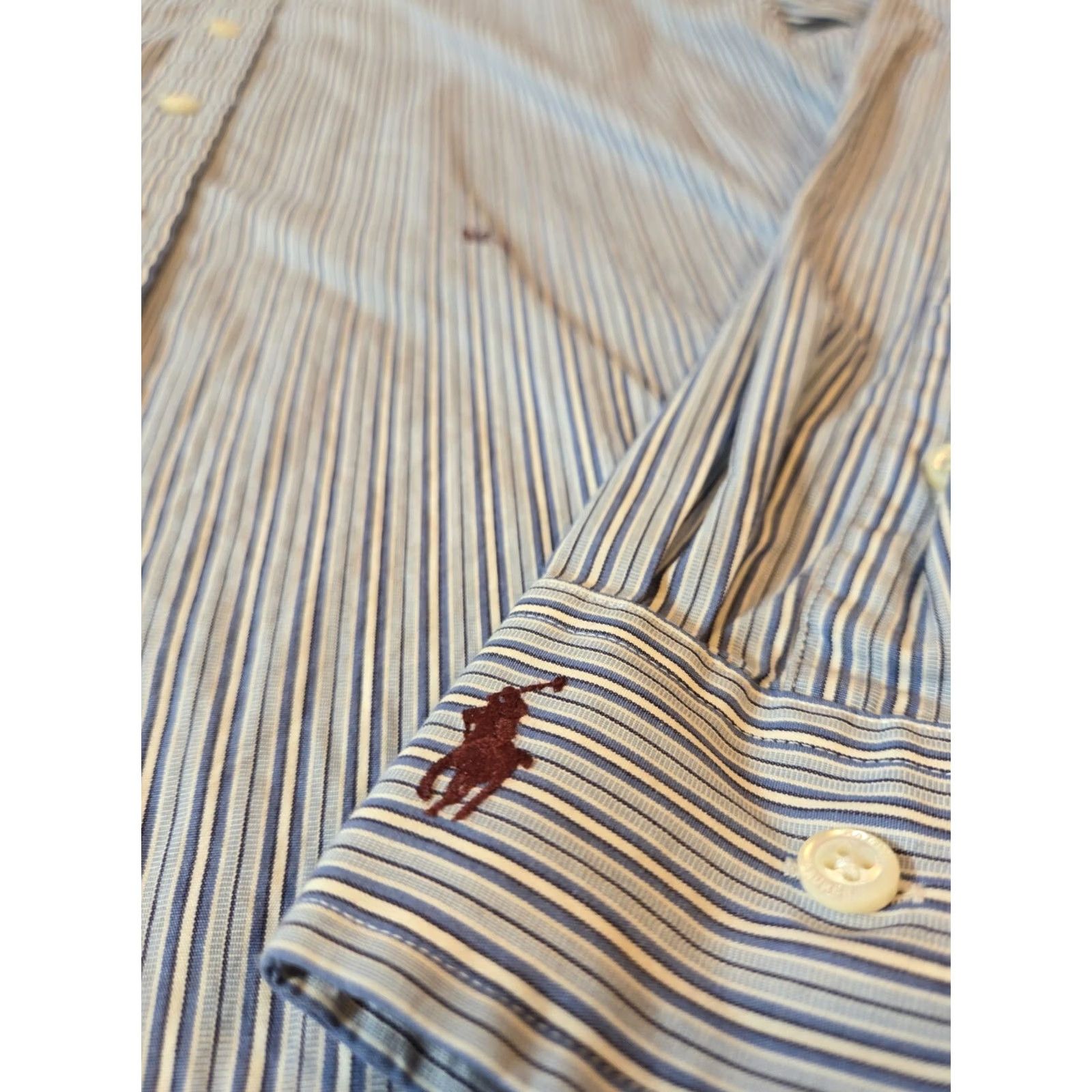Polo Ralph Lauren Polo Ralph Lauren Morehouse College Shirt Long Sleeve Button Up Men's Medium Multicolor Cotton Dress Shirt Pony Club Collar College Mens M Regular Size US M / EU 48-50 / 2 - 5 Thumbnail