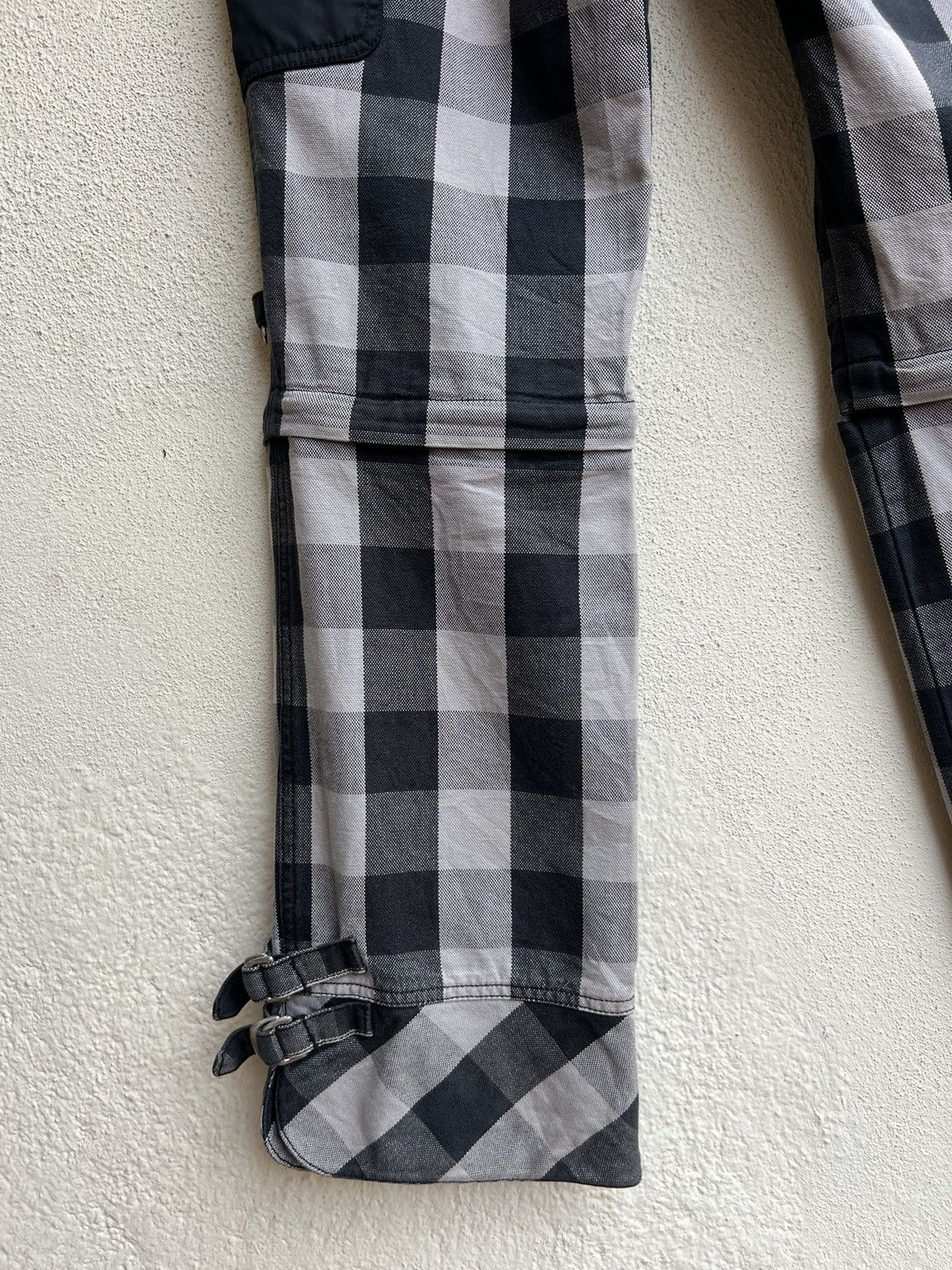 Japanese Brand VTG BATSU BOYS Japan Plaid Check Modular Bondage Trouser Size US 29 - 20 Thumbnail