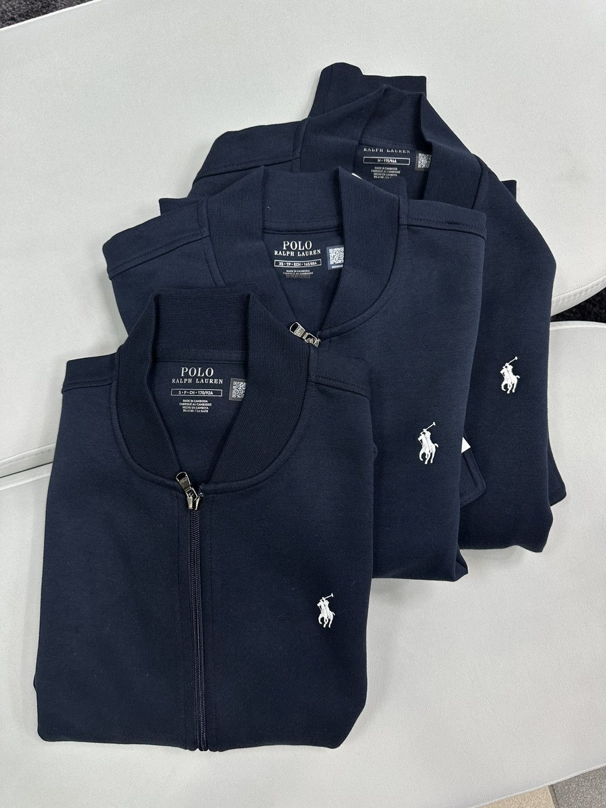 Polo Ralph Lauren New Polo Ralph Lauren Zip Sweatshirt Navy Sizes XS, S, M Size US M / EU 48-50 / 2 - 1 Thumbnail