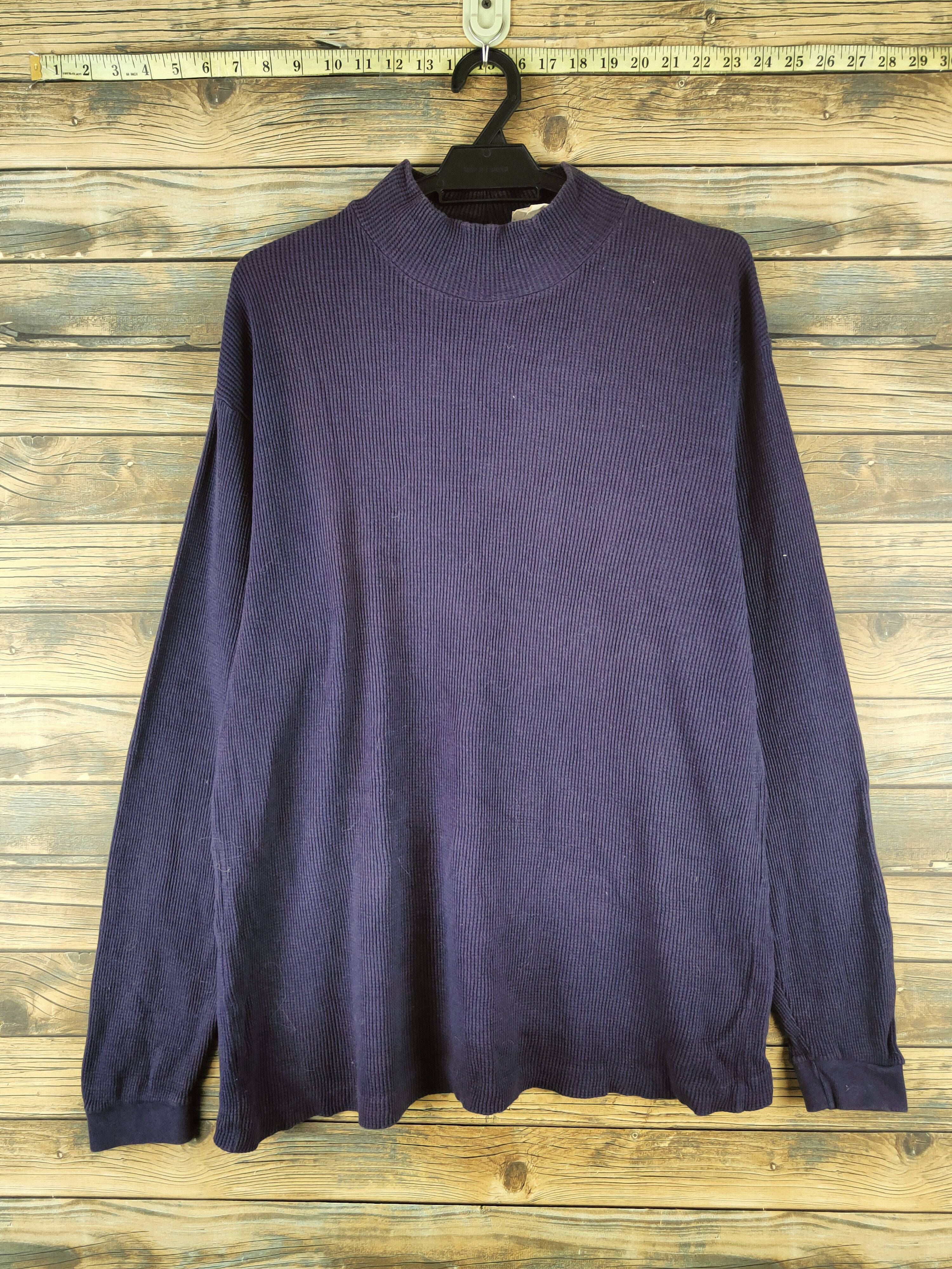 L.L. Bean DL L.L.Bean Navy Knitwear Sweatshirts #46-380 Size US M / EU 48-50 / 2 - 1 Thumbnail