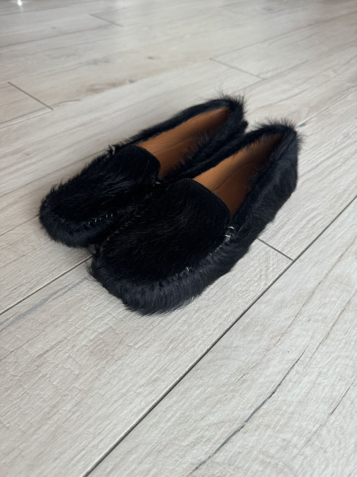 Marni !DS! Marni Black Calf-Hair Moc Loafers Size US 9 / EU 42 - 3 Thumbnail