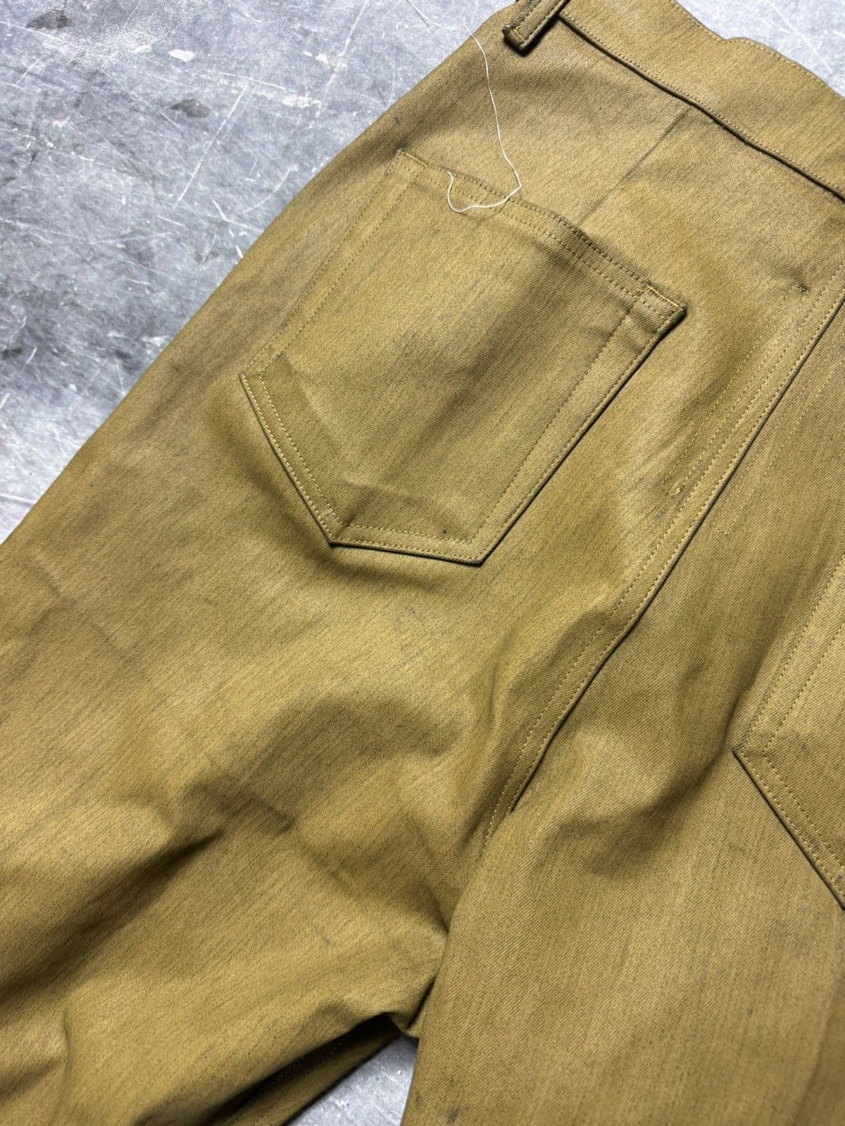 Rick Owens Rick Owens FW24 Porterville Bolan Cut Jeans in Honey Size US 31 - 11 Thumbnail