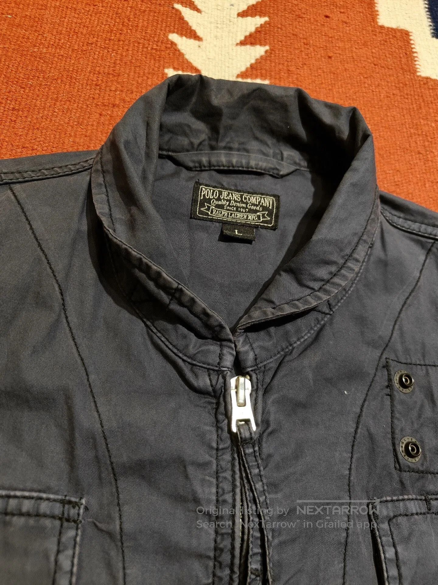 RRL Ralph Lauren Rare Polo Ralph Lauren Flight Jacket. Size US L / EU 52-54 / 3 - 4 Thumbnail