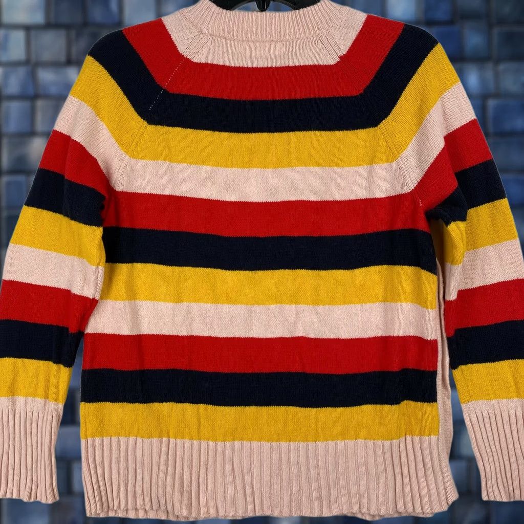 Nordstrom Nordstrom 1901 Women's Pullover Sweater Multicolor Striped Crew Neck Long Sleeve Size M Size M / US 6-8 / IT 42-44 - 1 Thumbnail