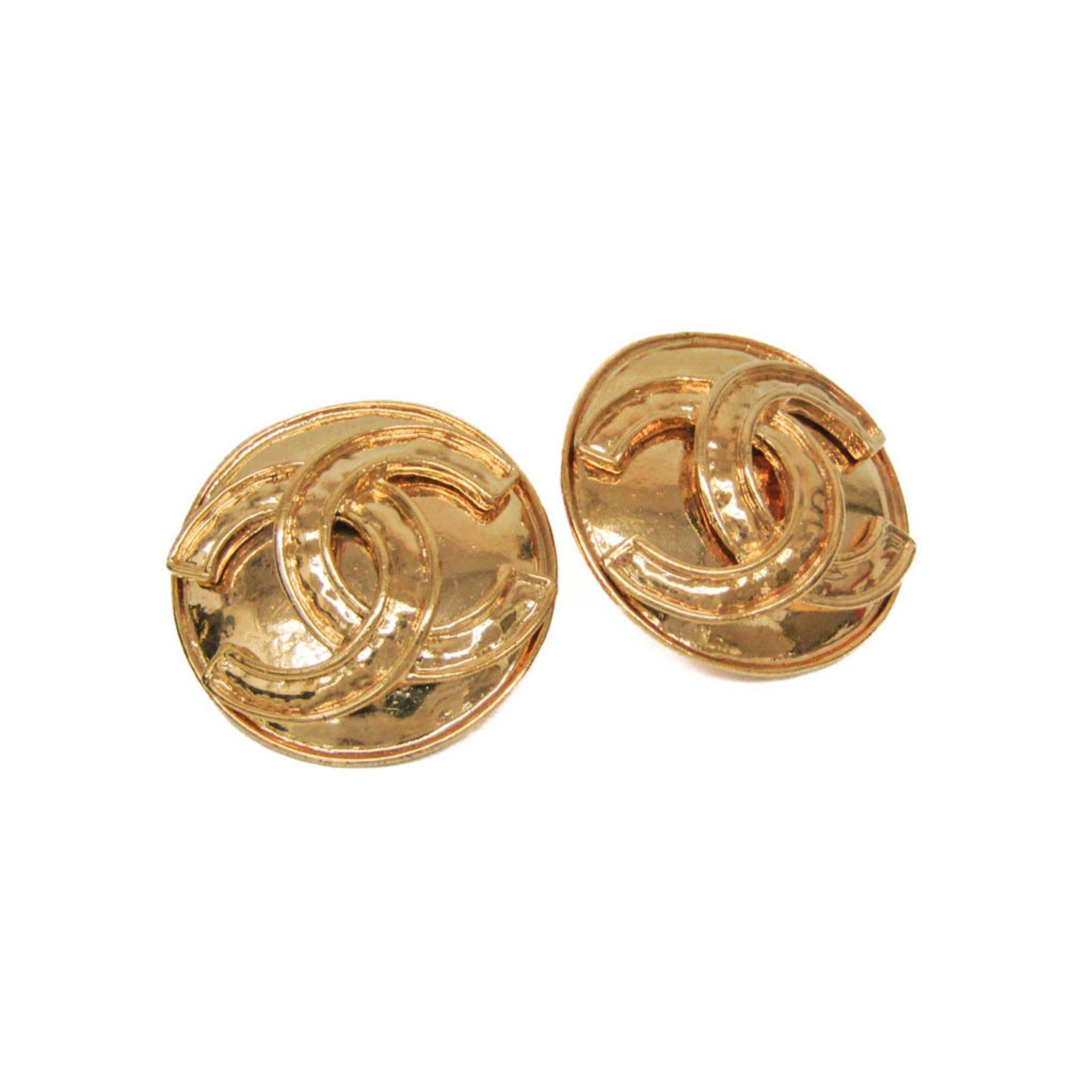 Chanel Chanel COCO Mark Vintage Earrings Gold Plating Clip Earrings Gold Size ONE SIZE - 1 Thumbnail