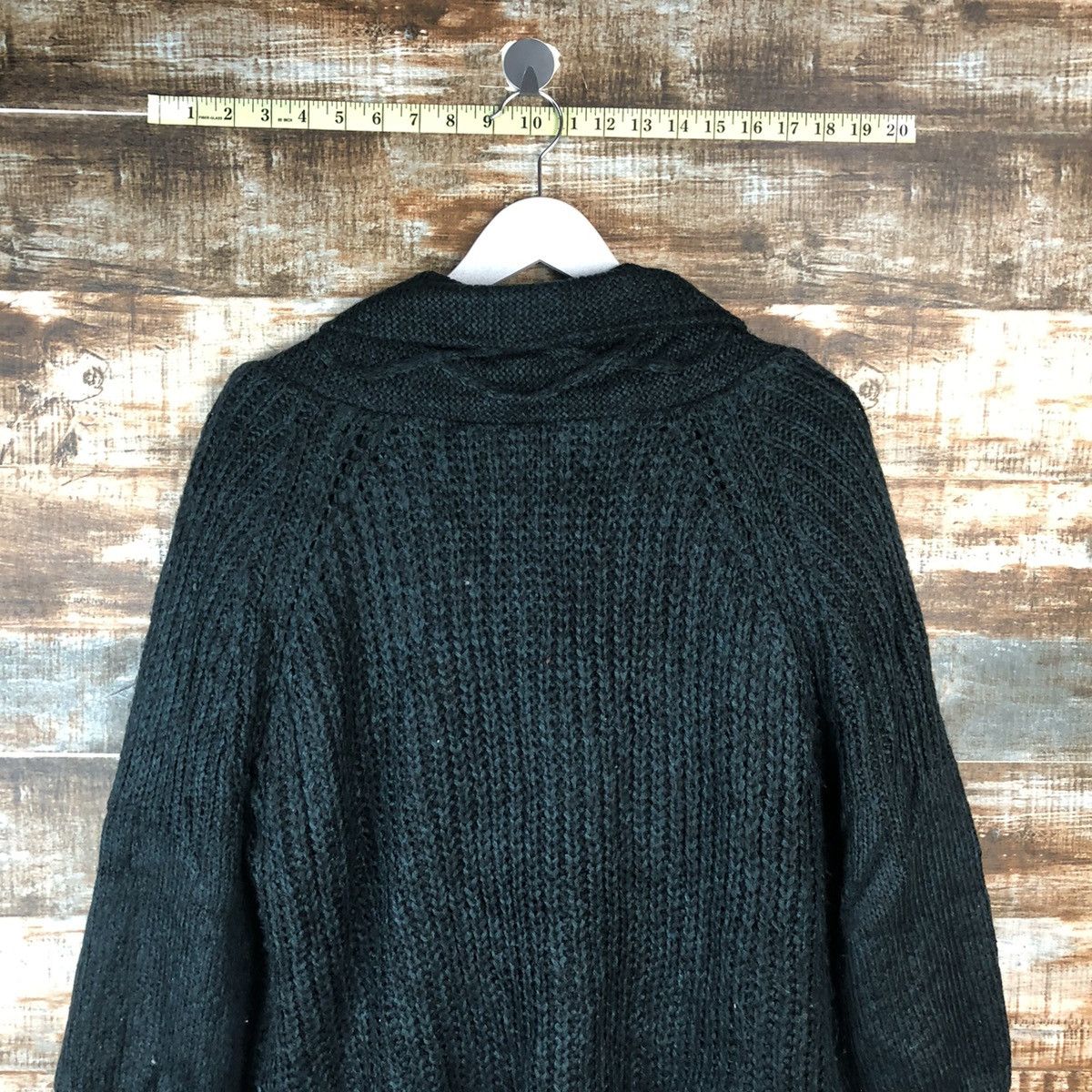 Vintage Page Boy Green Cardigan Knitwear #A2057 Size XL / US 12-14 / IT 48-50 - 14 Thumbnail