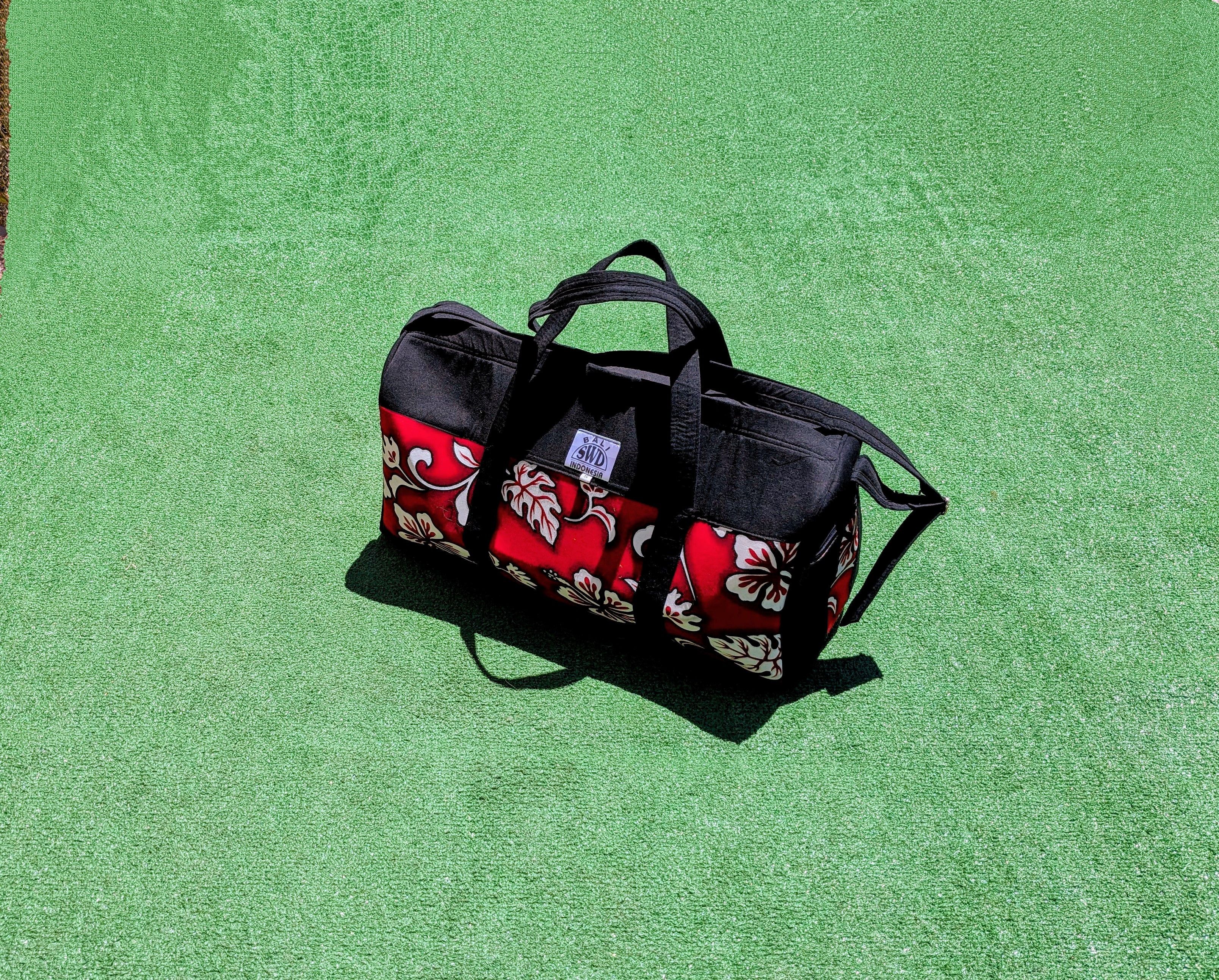Designer Bali Indonesia Travel Tropical Print Carry Duffel Bag New Size ONE SIZE - 1 Thumbnail