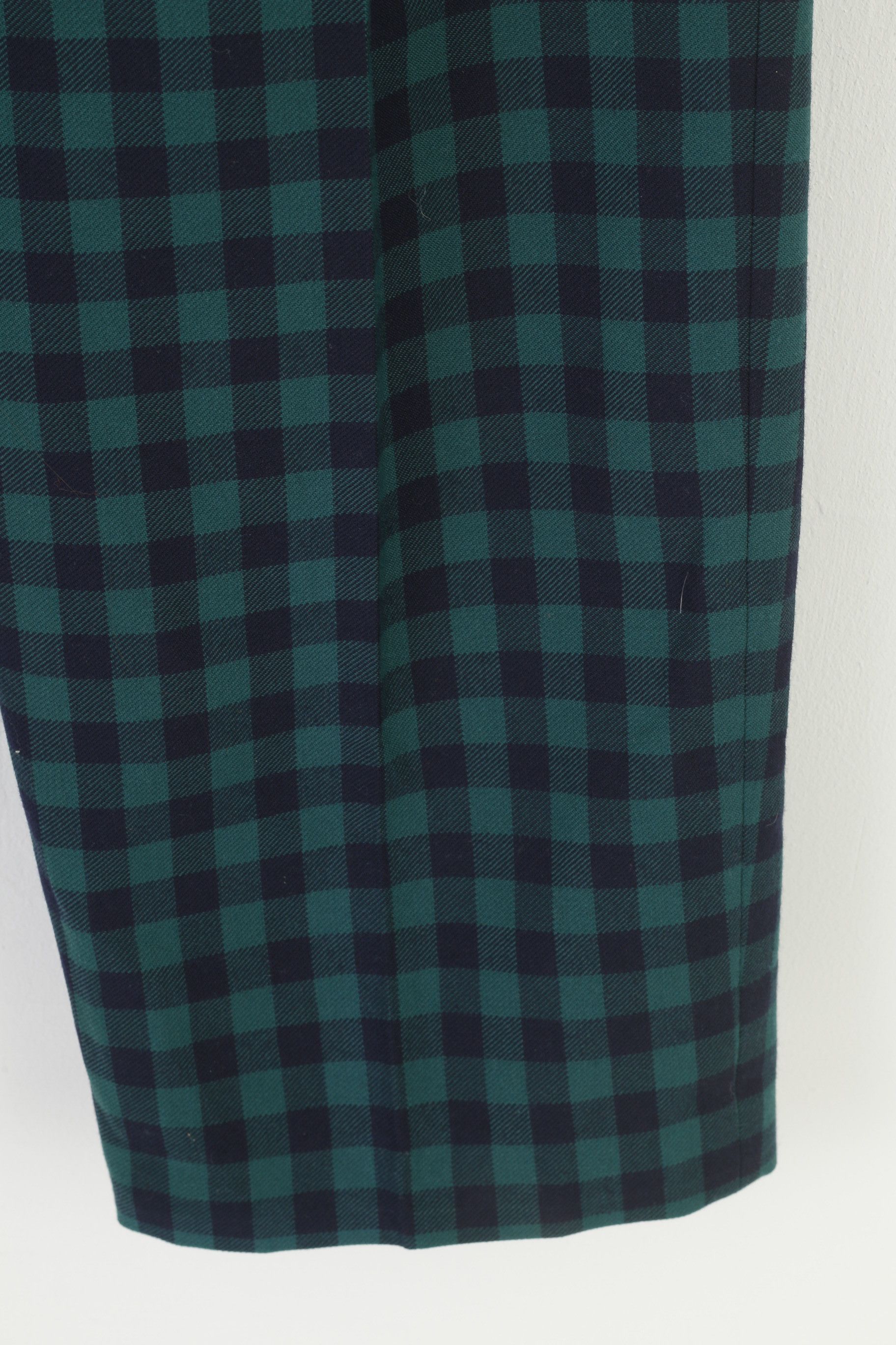 Lacoste Chemise Lacoste Men 42 Trousers Checkered Green Elegant 4121 Size US 42 / EU 58 - 4 Thumbnail